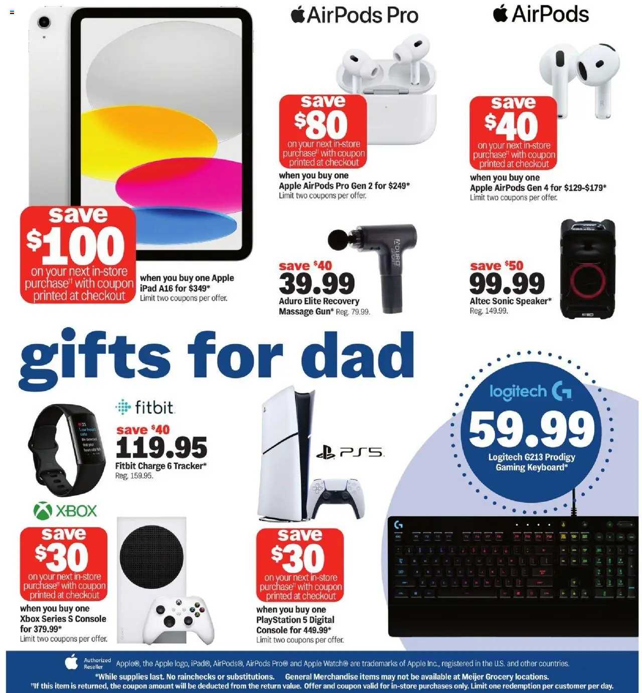 MEIJER AD from 06/01/2025 - find great gifts for Dad - PREVIEW - Page number 8