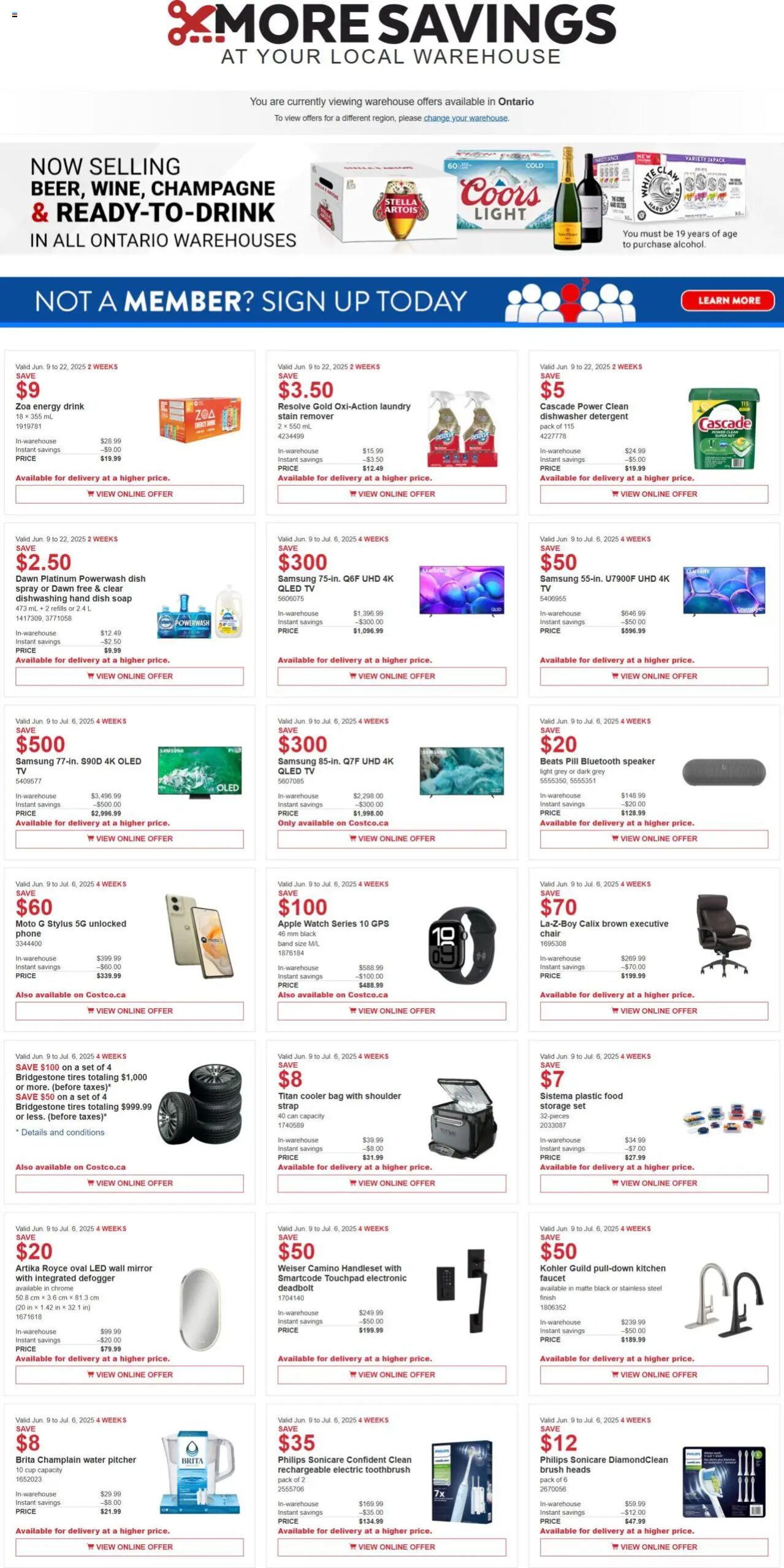 Costco weekly flyer starting Jun 9, 2025 ⭐️