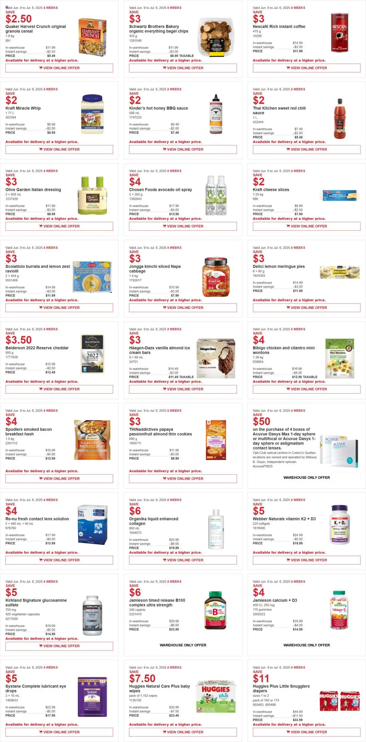 Costco flyer valid from Jun 09, 2025 - page number 3