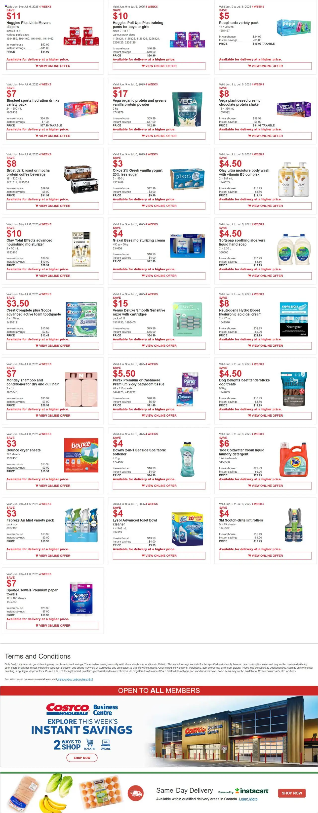 Costco flyer valid from Jun 09, 2025 - page number 4