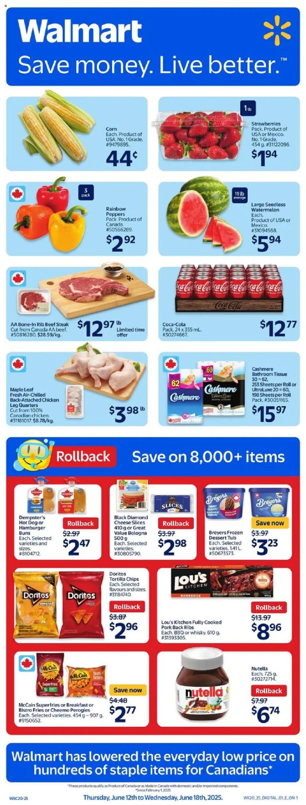 Walmart weekly flyer starting Jun 12, 2025 ⭐️
