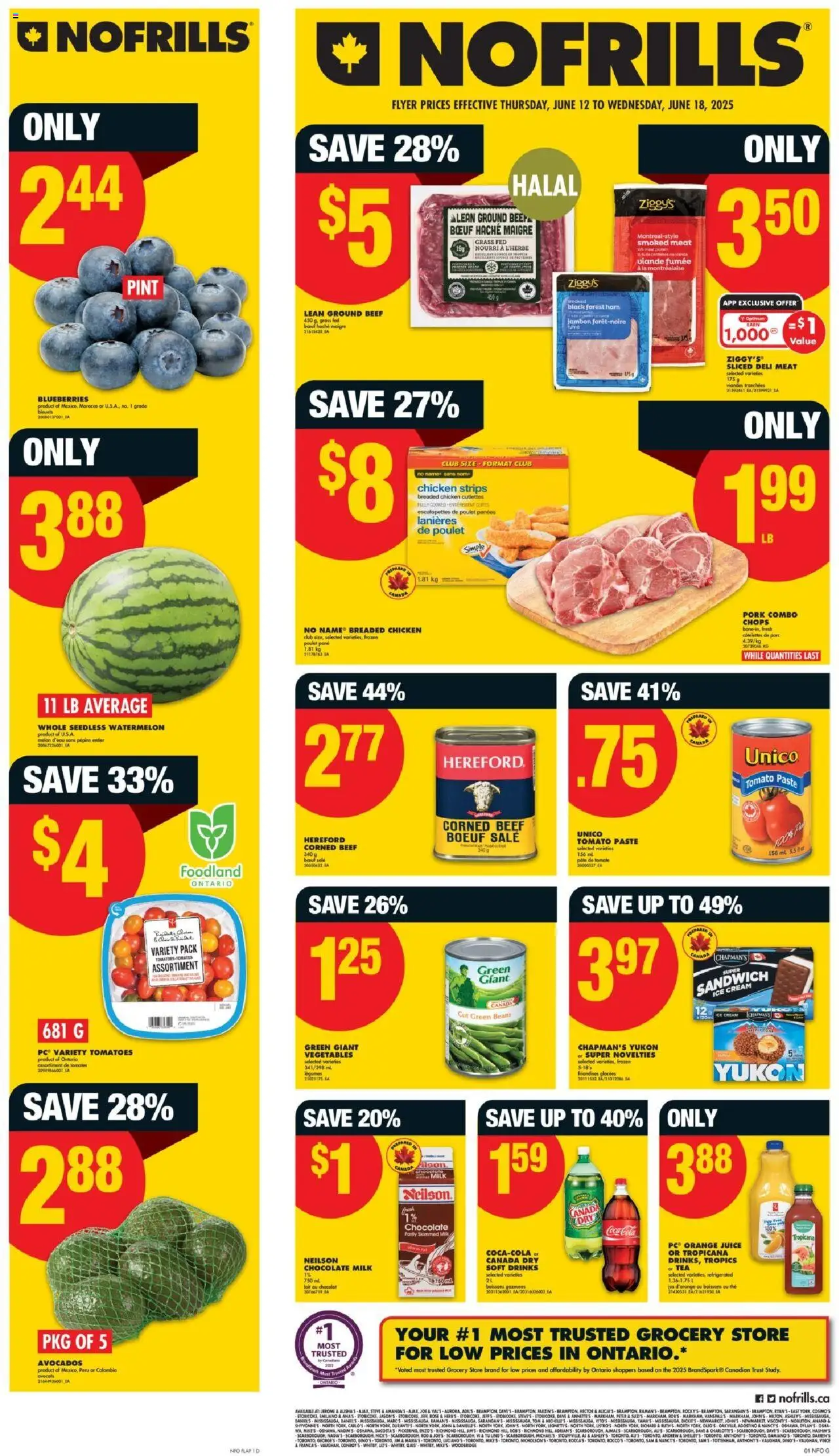 No Frills weekly flyer starting Jun 12, 2025 ⭐️