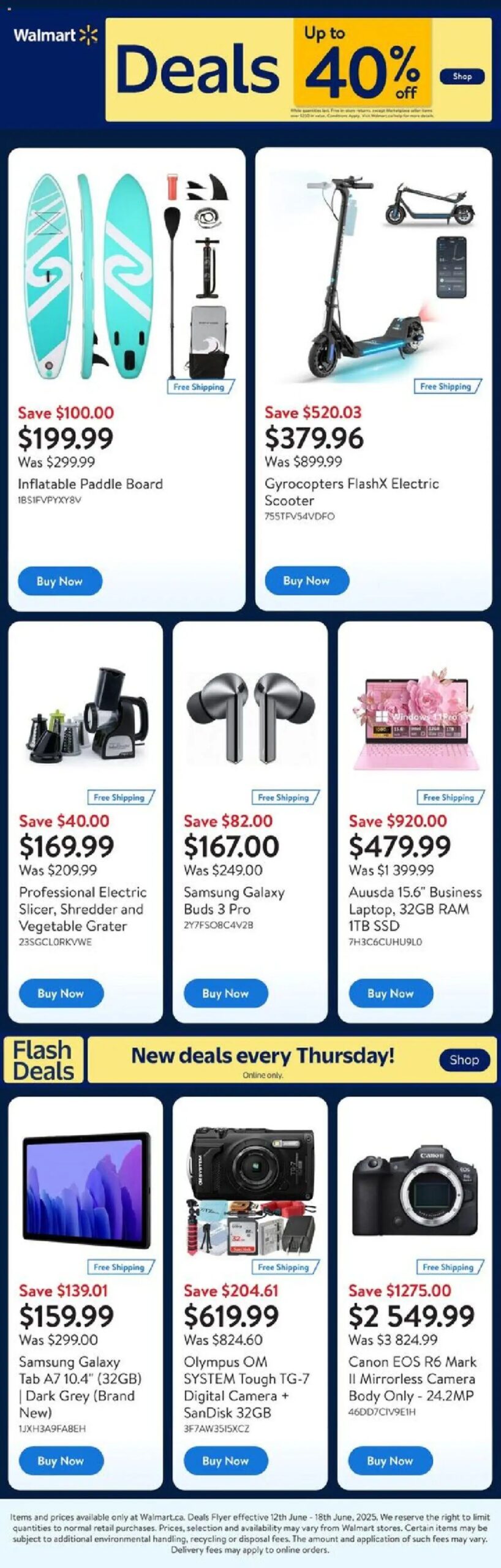 Walmart weekly flyer starting Jun 12, 2025 ⭐️