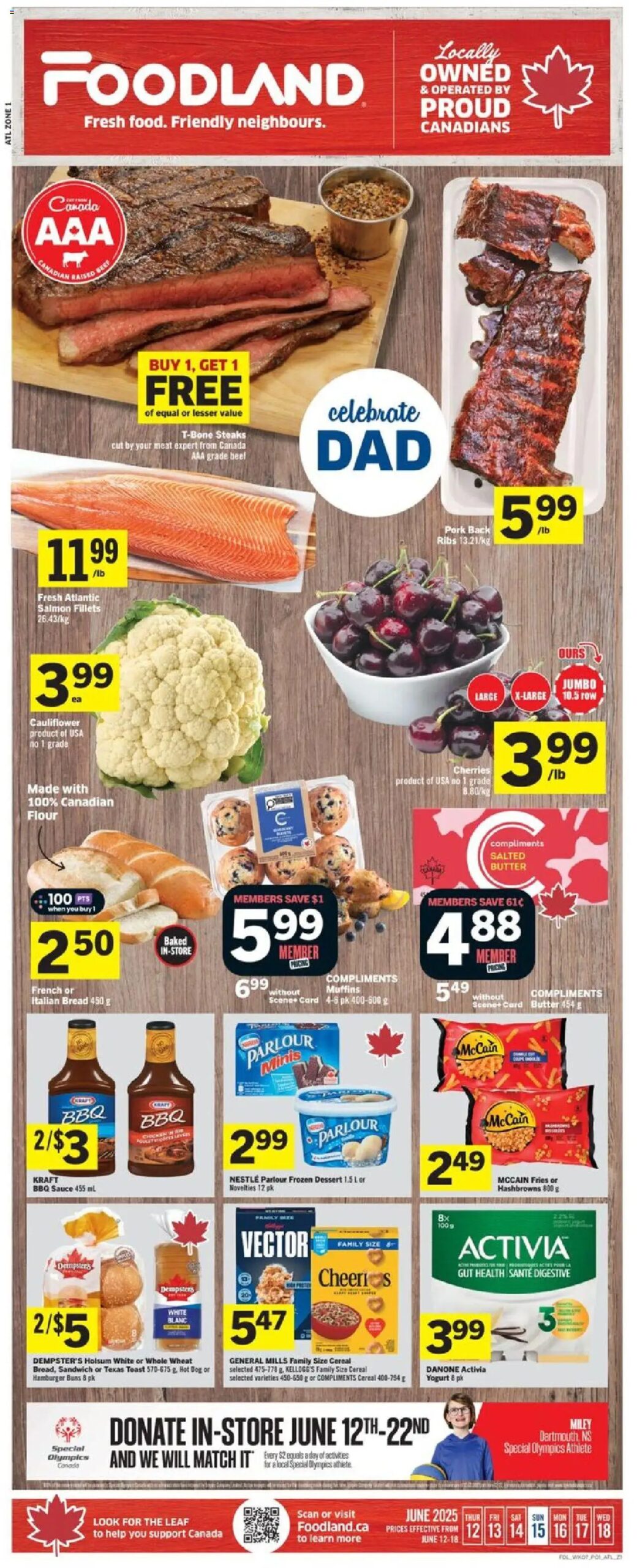 Foodland weekly flyer starting Jun 12, 2025 ⭐️