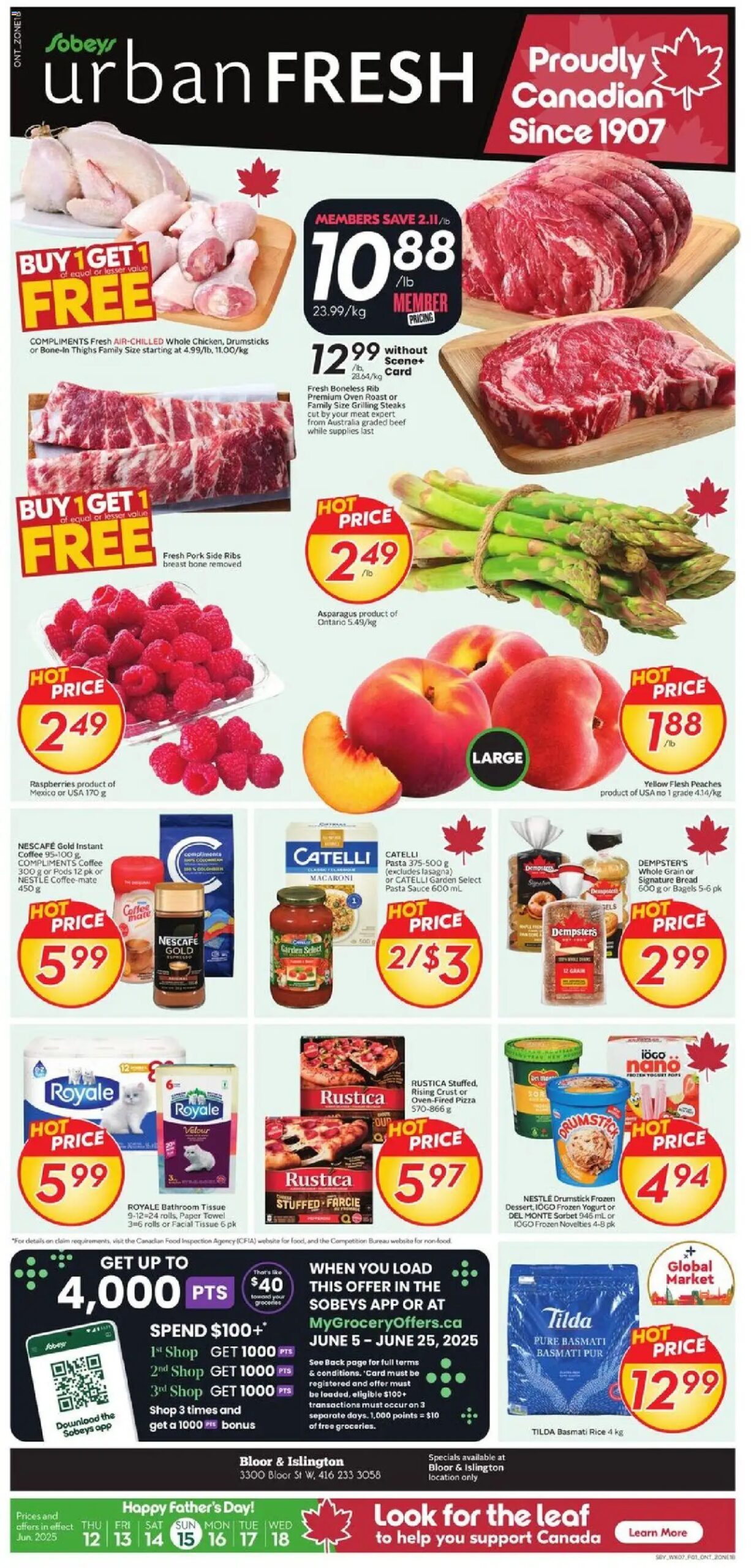 Sobeys weekly flyer starting Jun 12, 2025 ⭐️