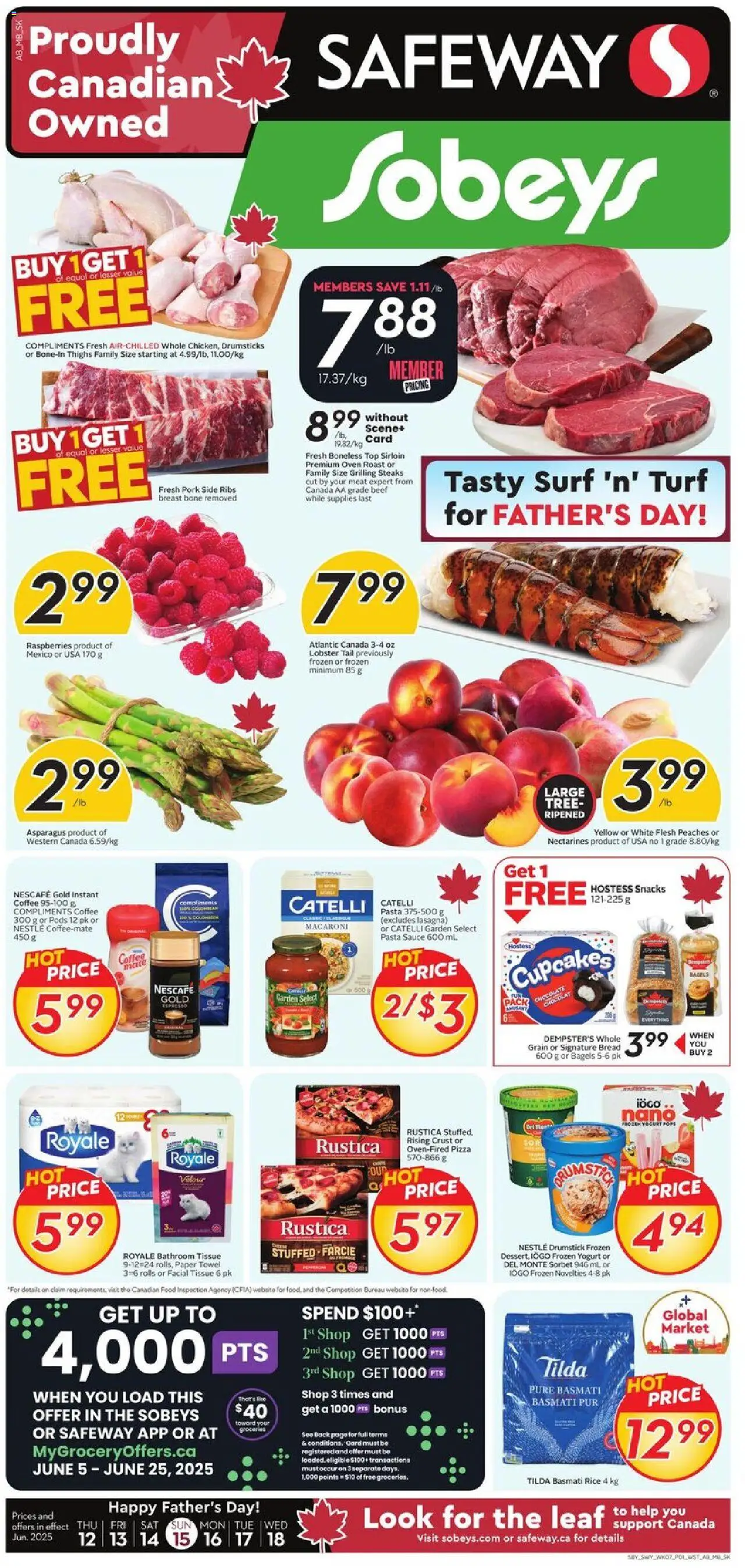 Sobeys flyer valid from Jun 12, 2025 - page number 1