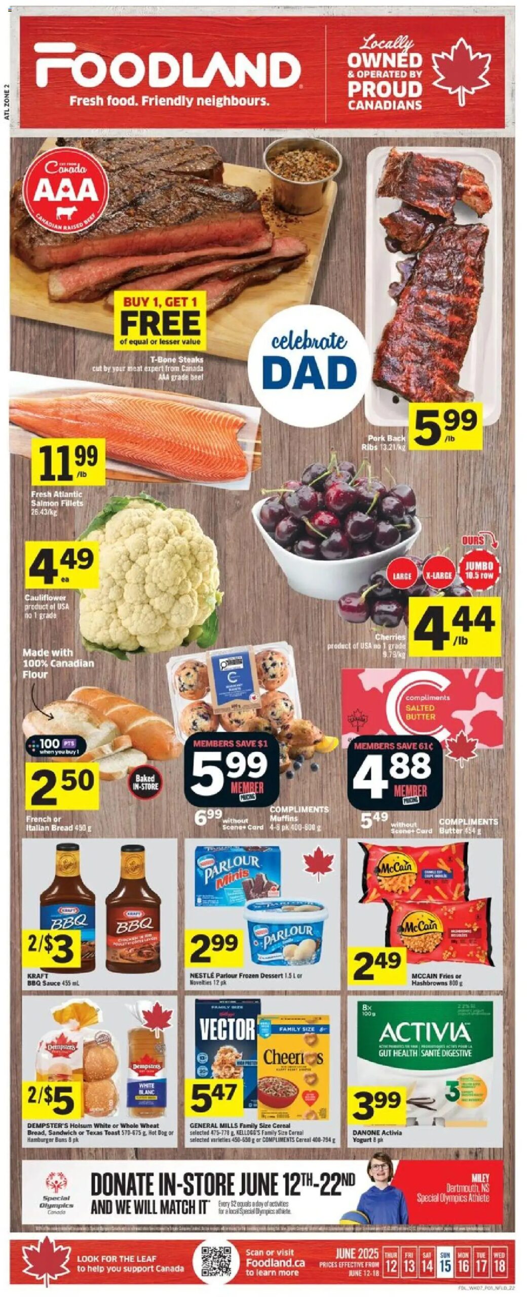 Foodland weekly flyer starting Jun 12, 2025 ⭐️