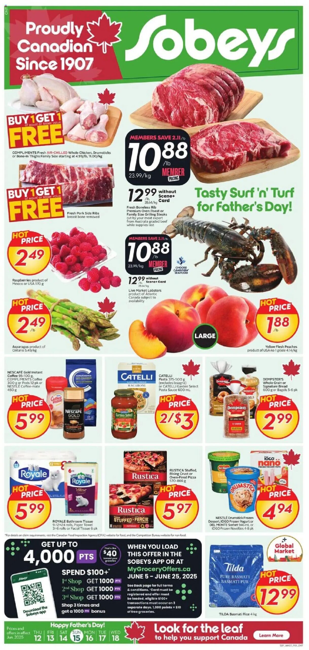 Sobeys weekly flyer starting Jun 12, 2025 ⭐️