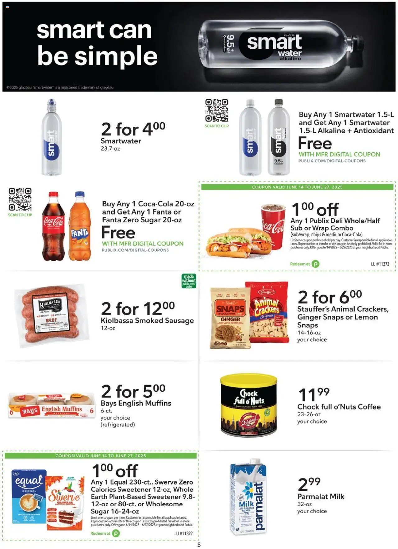 Publix Weekly ad from (06/14/2025) - Ad this week, Flyer - Page number 5