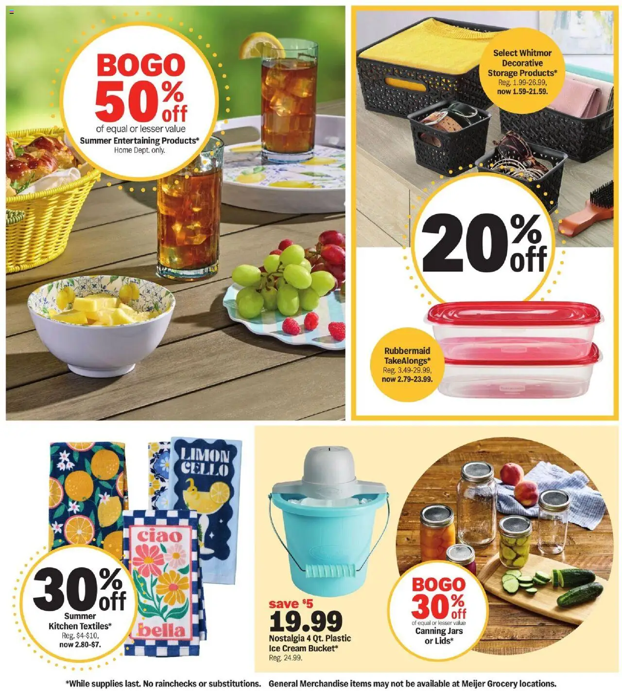 MEIJER AD from 06/16/2025 - save on summer fun - PREVIEW - Page number 4