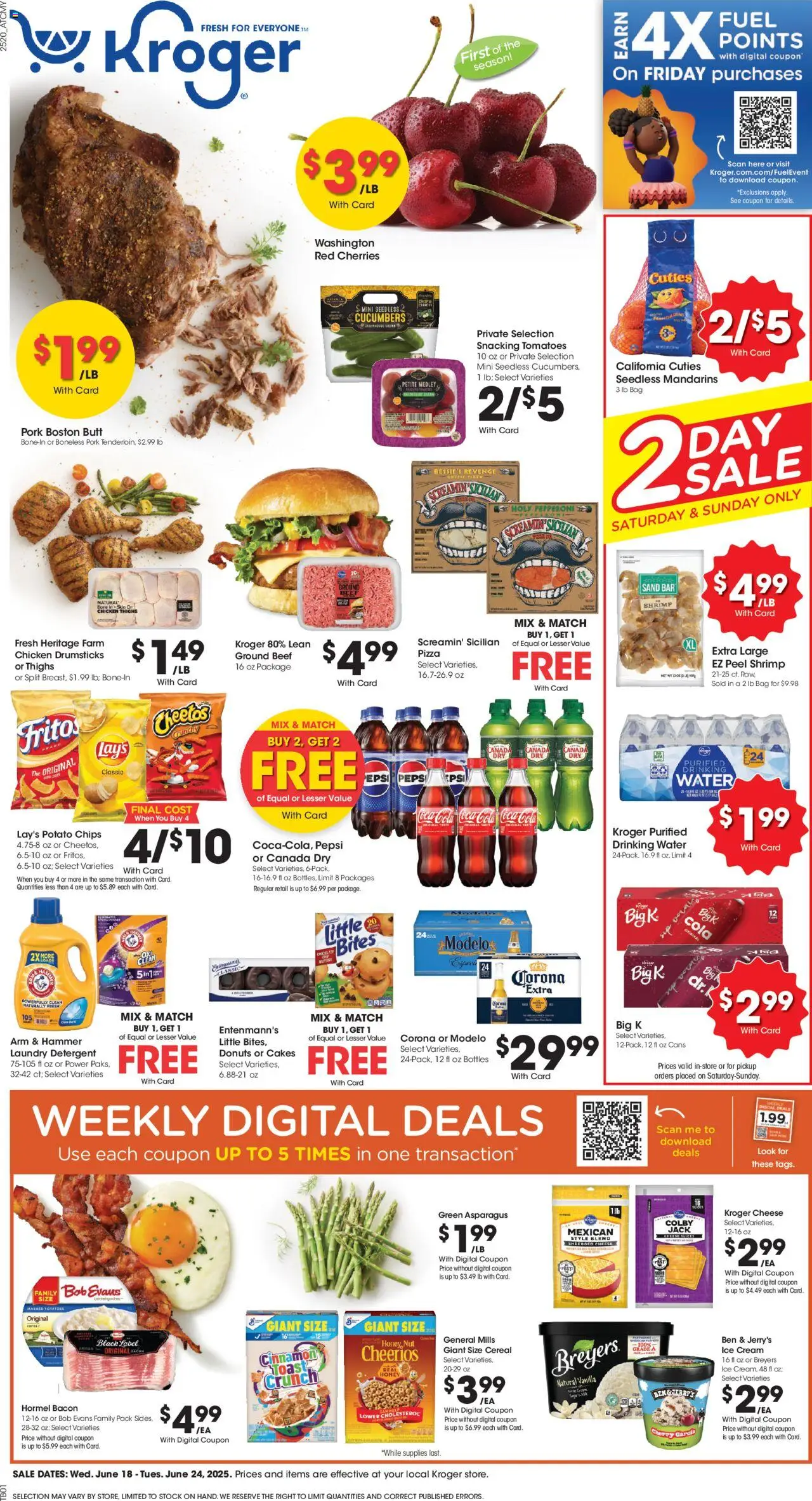 KROGER Weekly ad from 06/18/2025 >> Ad for next week