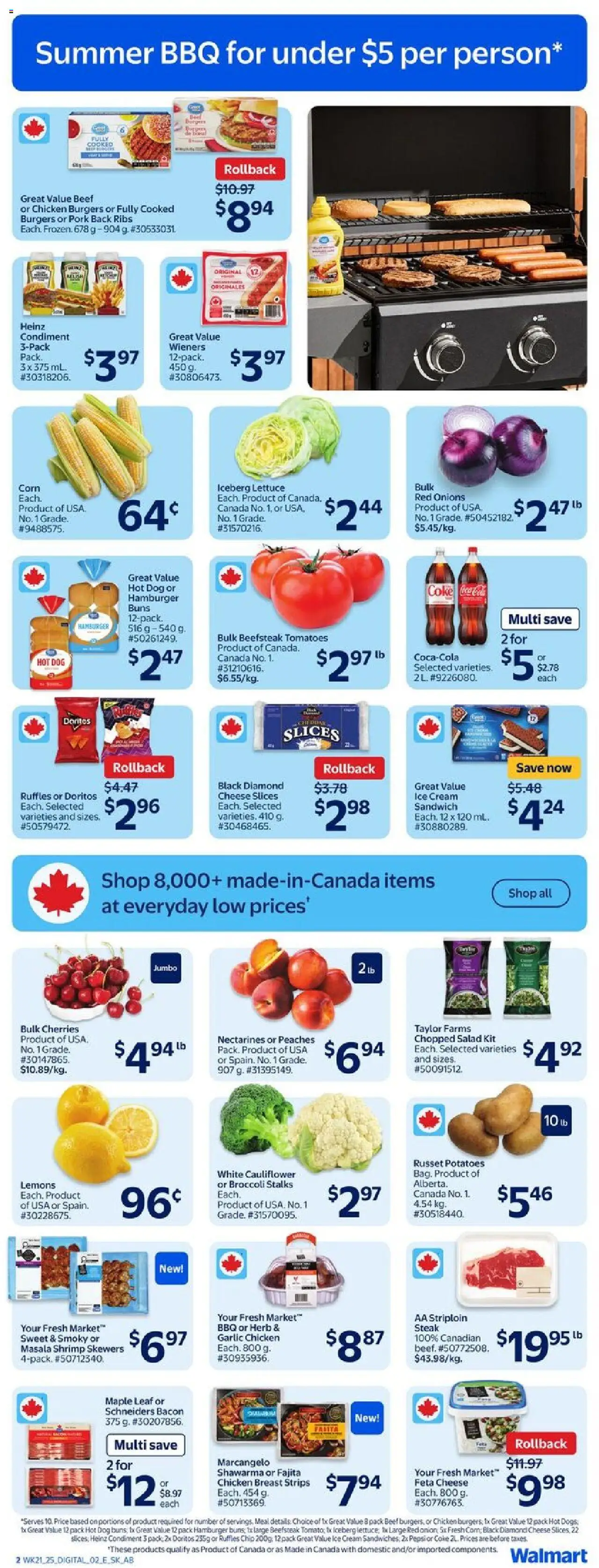 Walmart flyer valid from Jun 19, 2025 - page number 3
