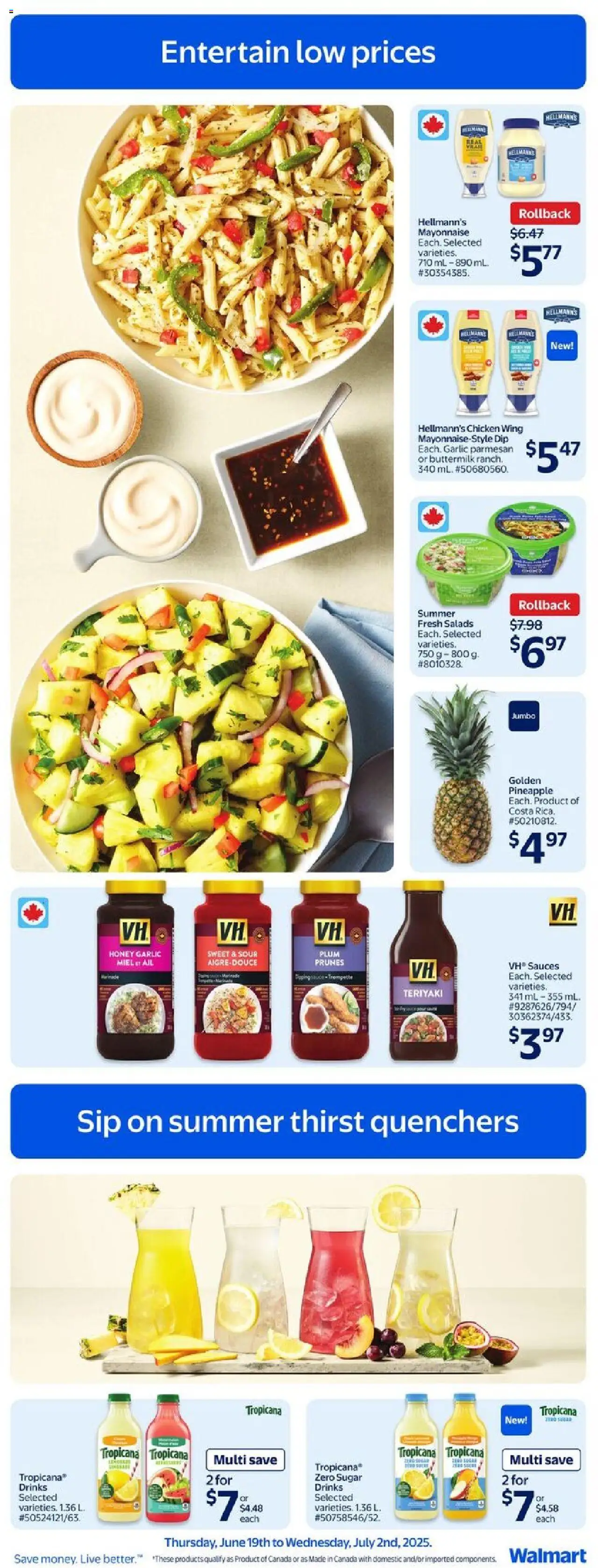 Walmart flyer valid from Jun 19, 2025 - page number 8