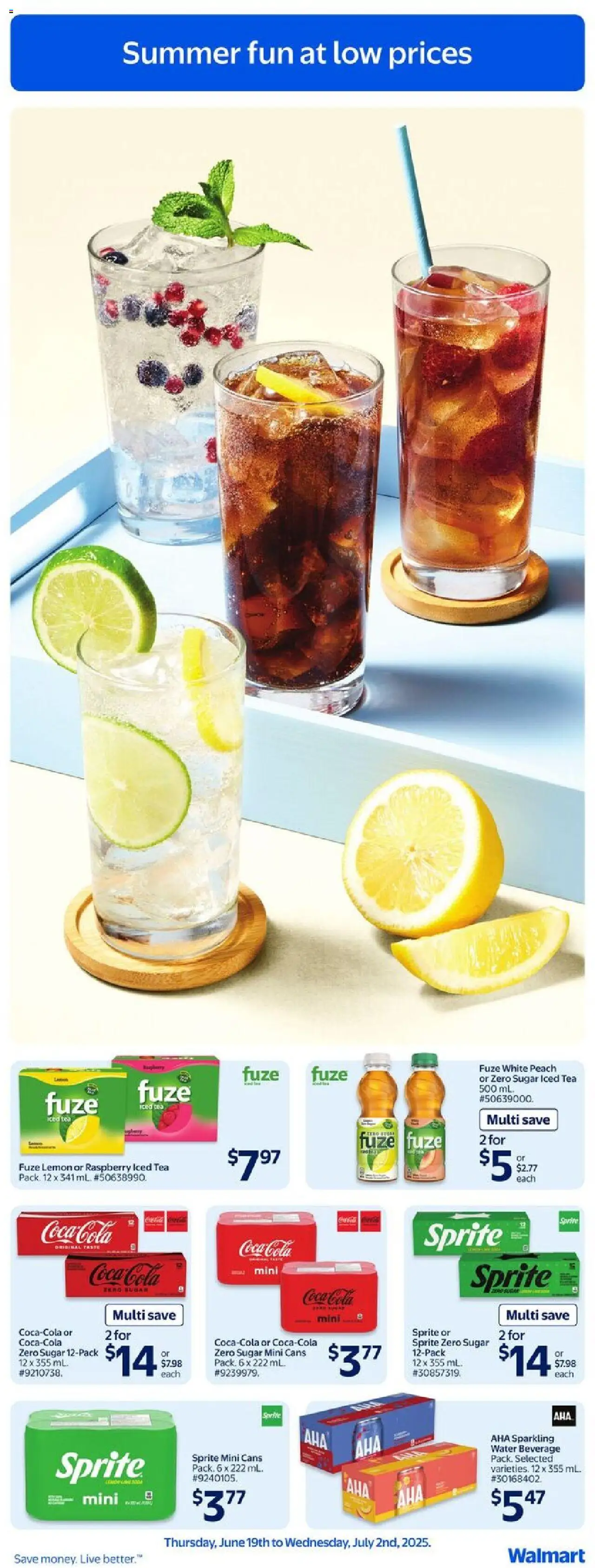 Walmart flyer valid from Jun 19, 2025 - page number 9