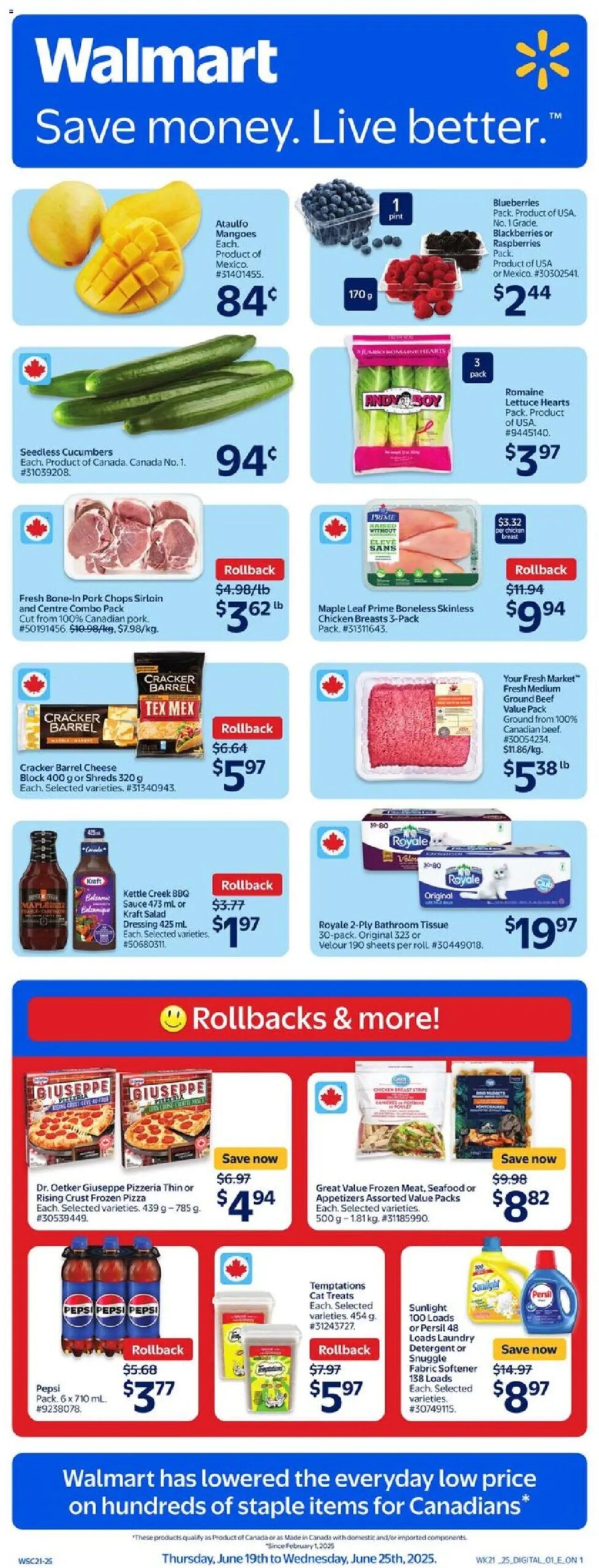 Walmart weekly flyer starting Jun 19, 2025 ⭐️