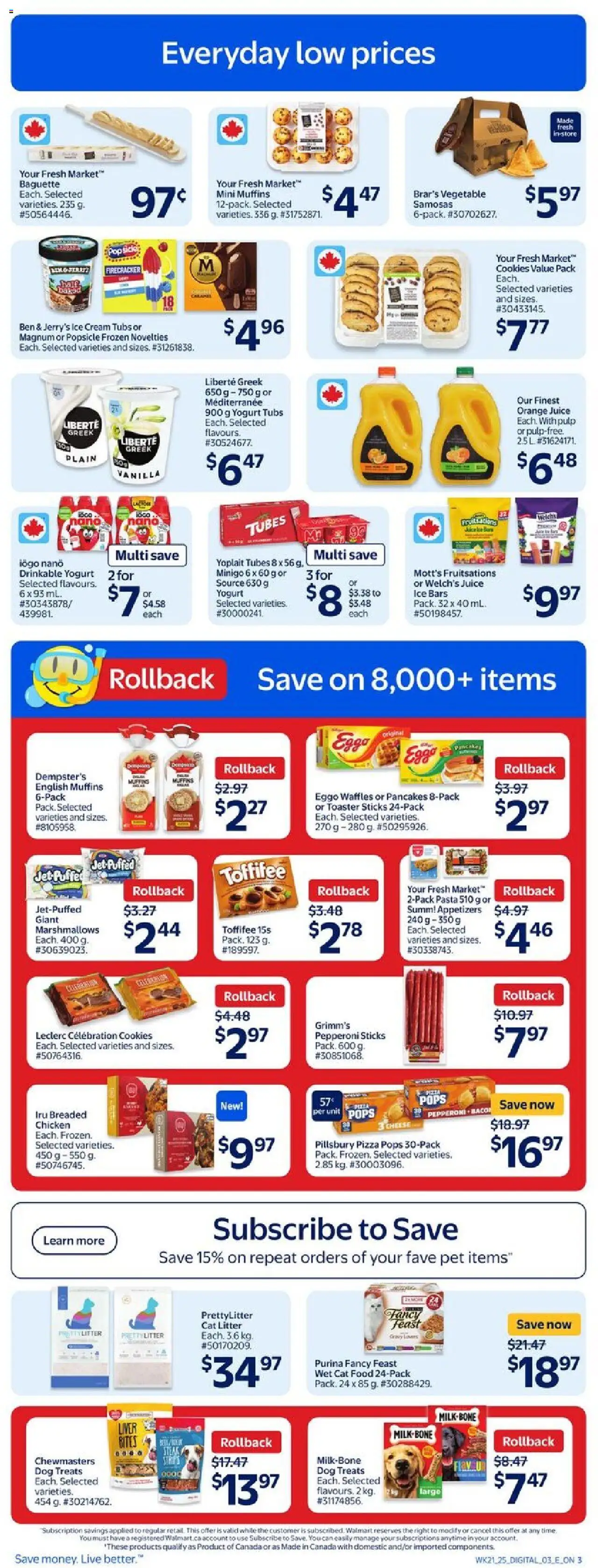 Walmart flyer valid from Jun 19, 2025 - page number 4