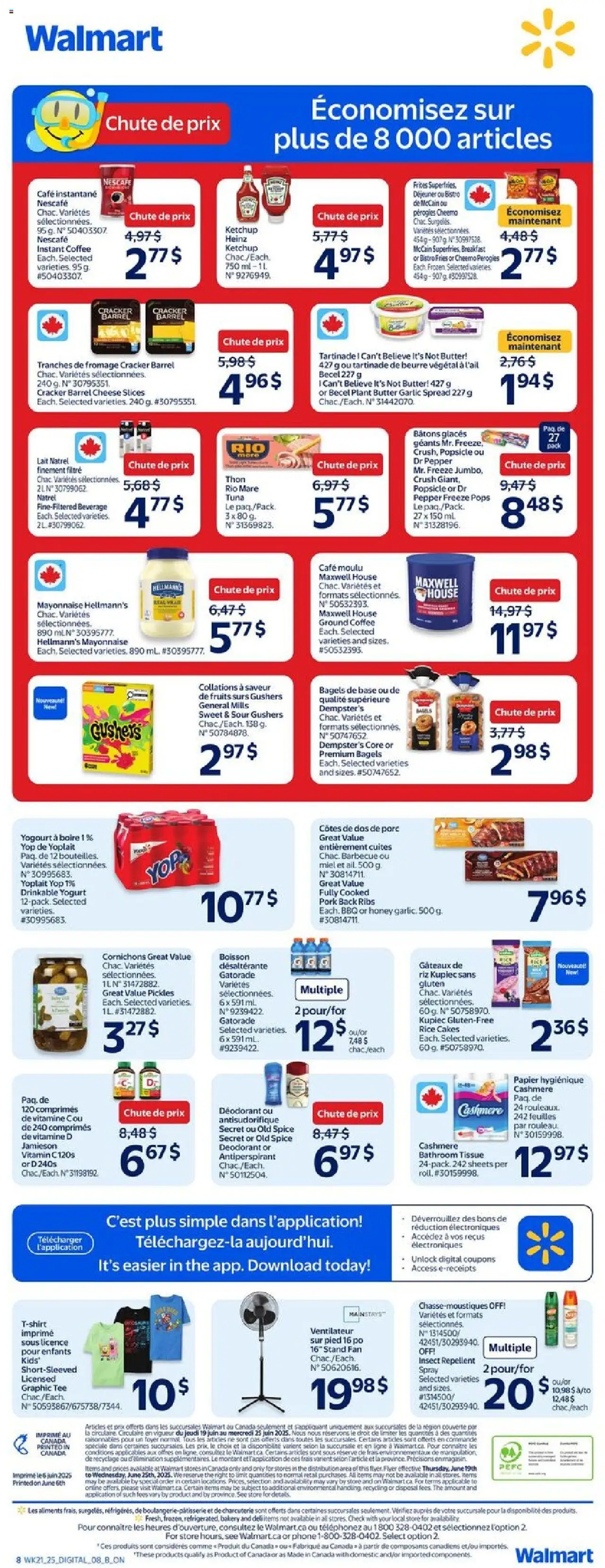 Walmart flyer valid from Jun 19, 2025 - page number 2