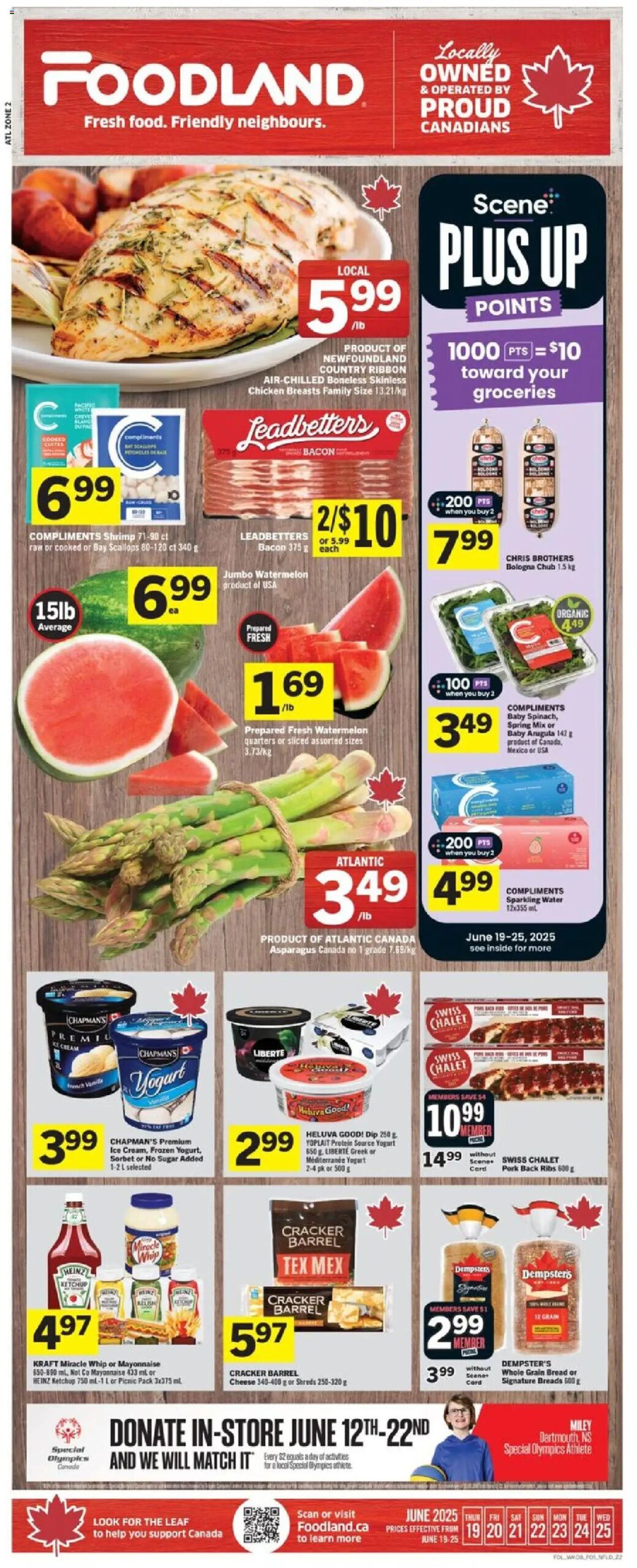 Foodland weekly flyer starting Jun 19, 2025 ⭐️