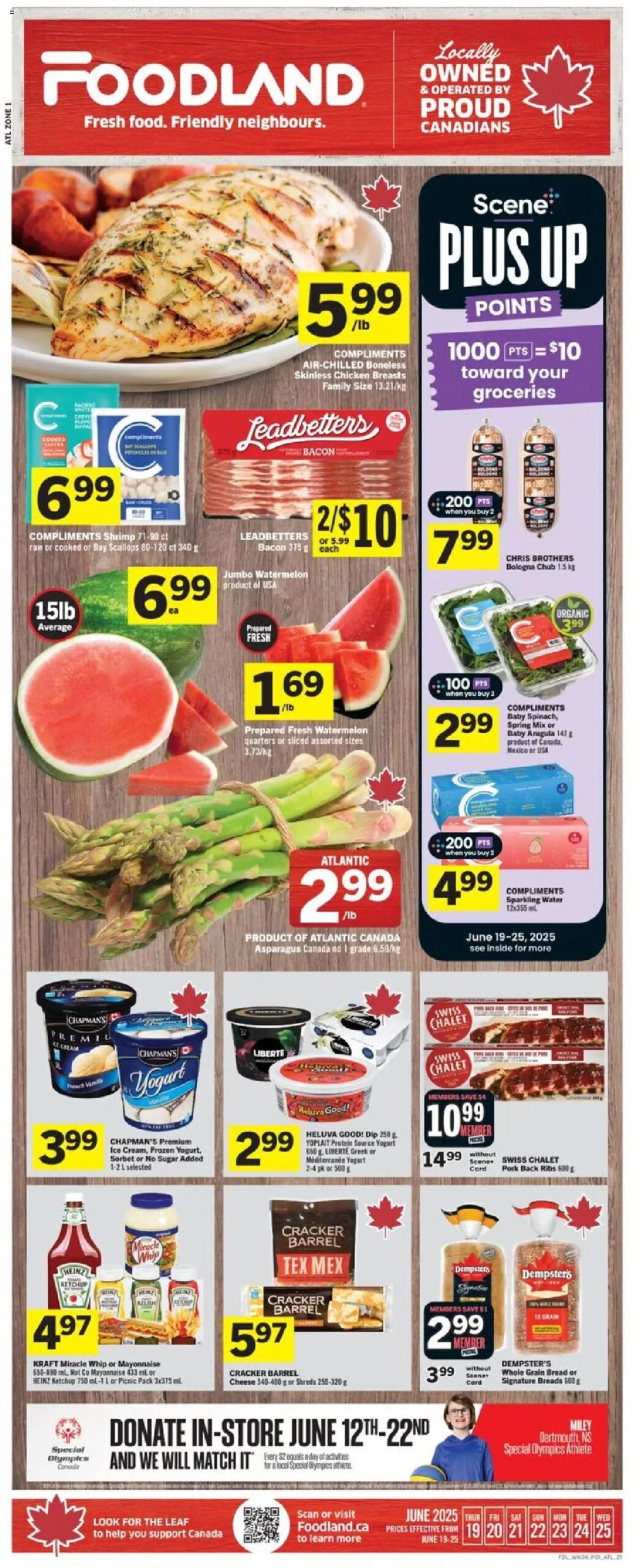 Foodland weekly flyer starting Jun 19, 2025 ⭐️