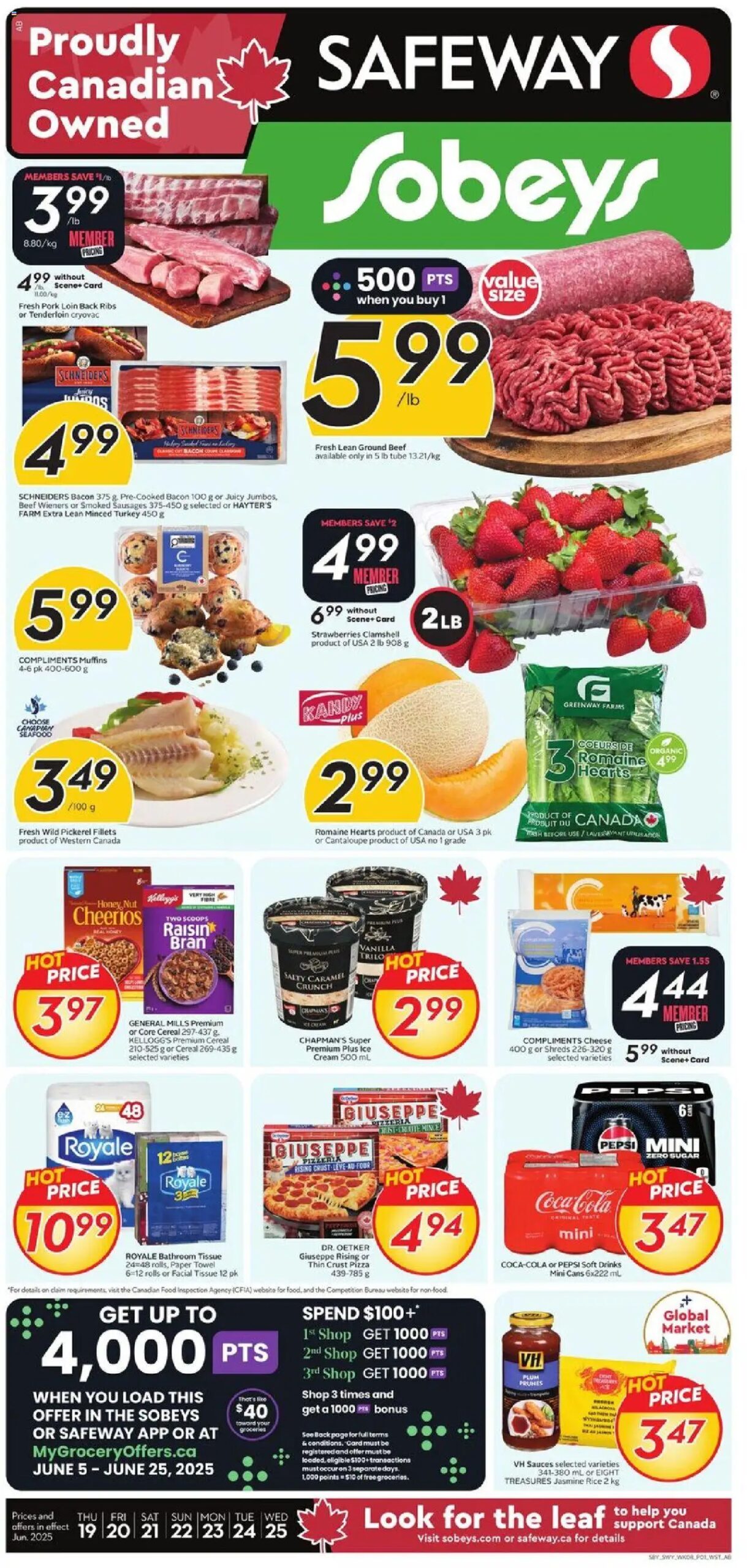 Sobeys weekly flyer starting Jun 19, 2025 ⭐️