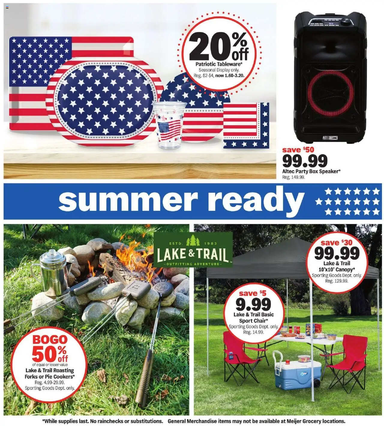 MEIJER AD from 06/22/2025 - 4th of July sale - PREVIEW - Page number 2