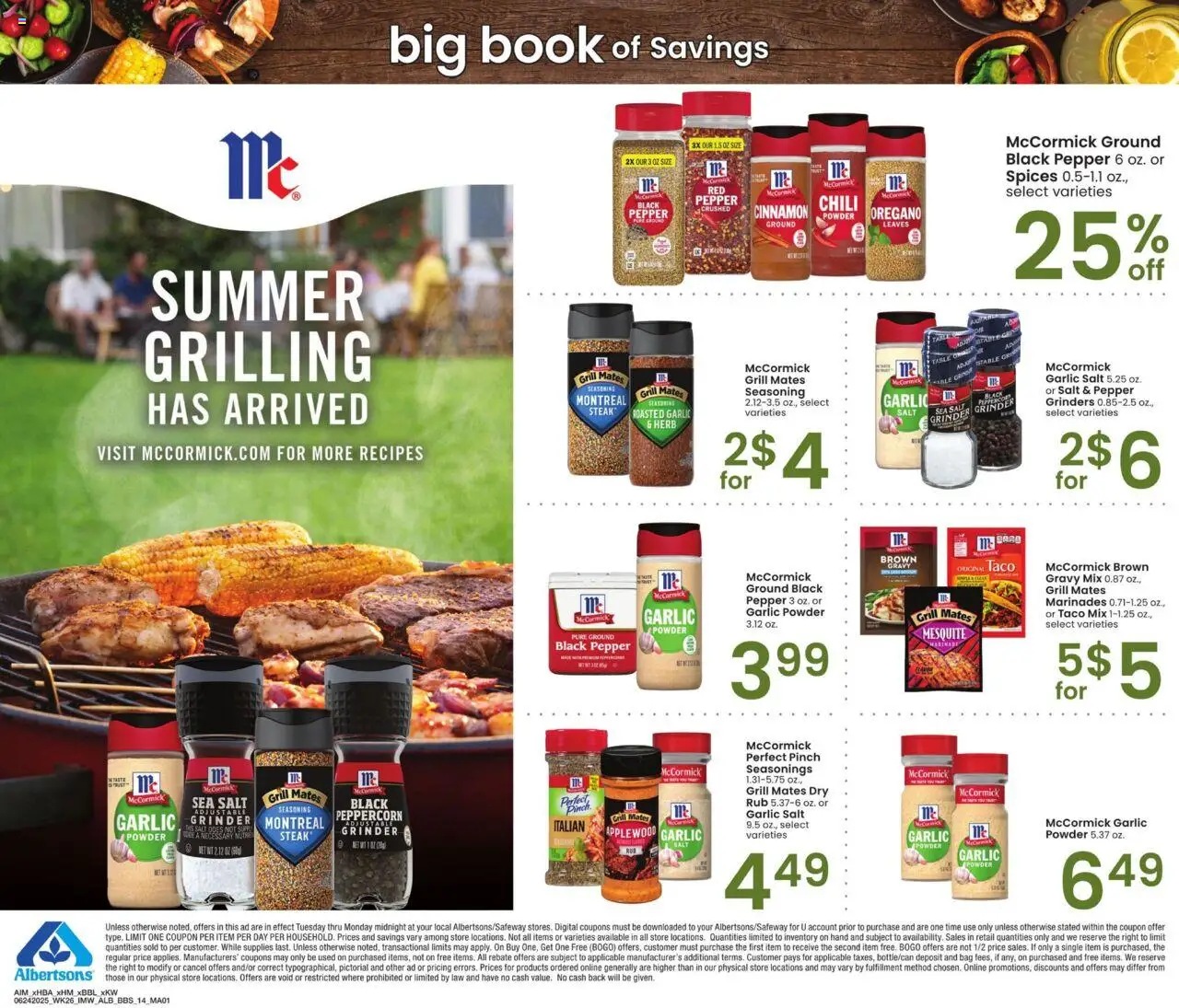 Albertsons Big Book of Savings from 06/24/2025 - Flyer - Page number 14