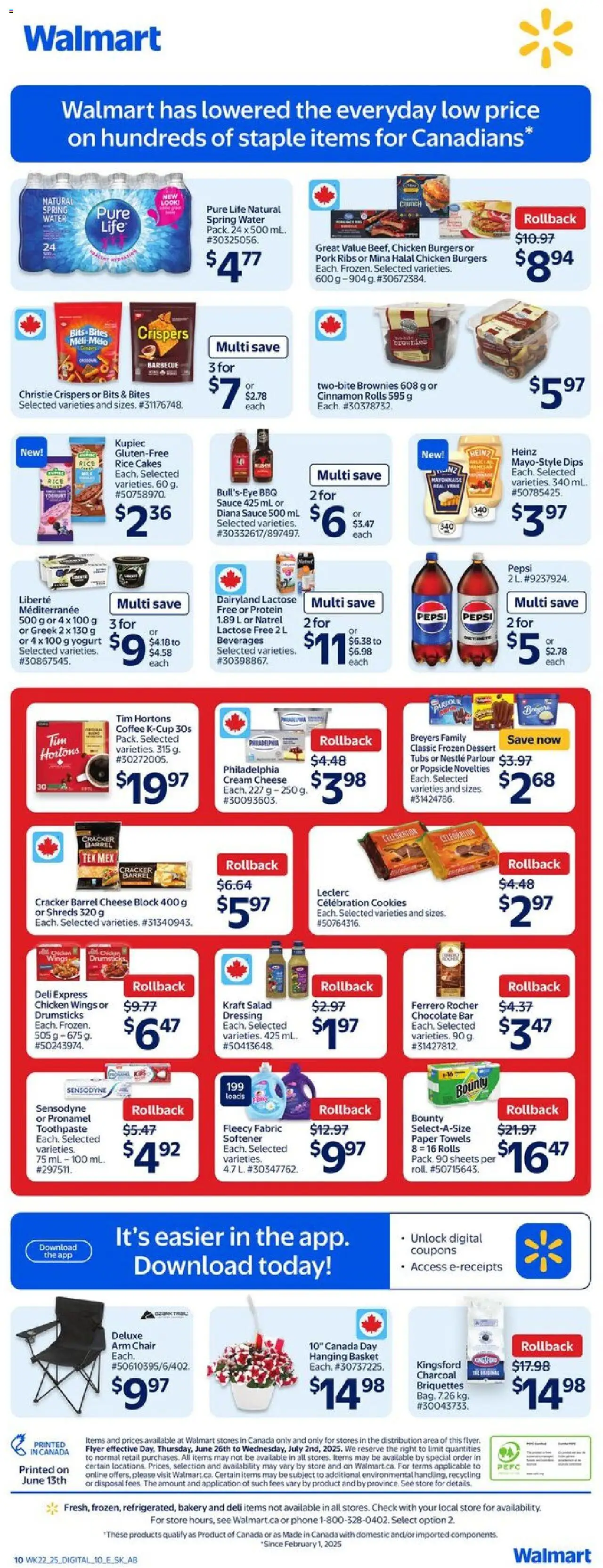 Walmart flyer valid from Jun 26, 2025 - page number 2