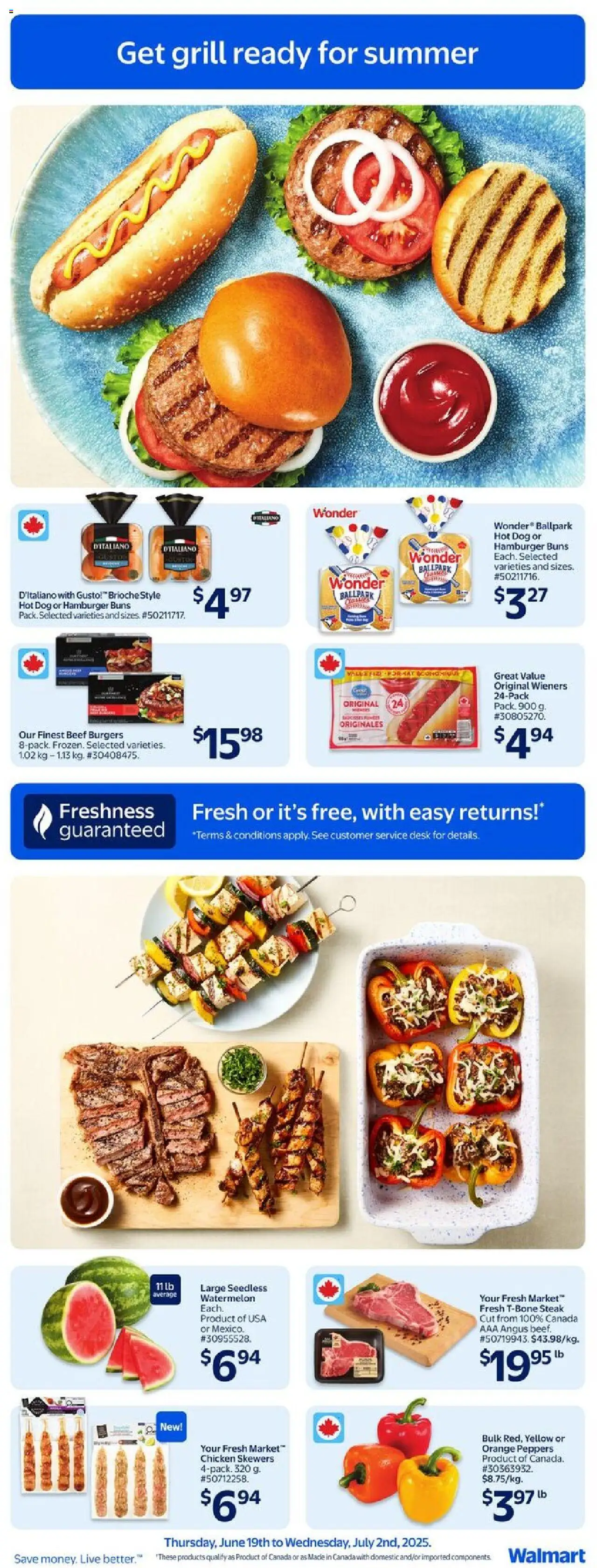 Walmart flyer valid from Jun 26, 2025 - page number 8