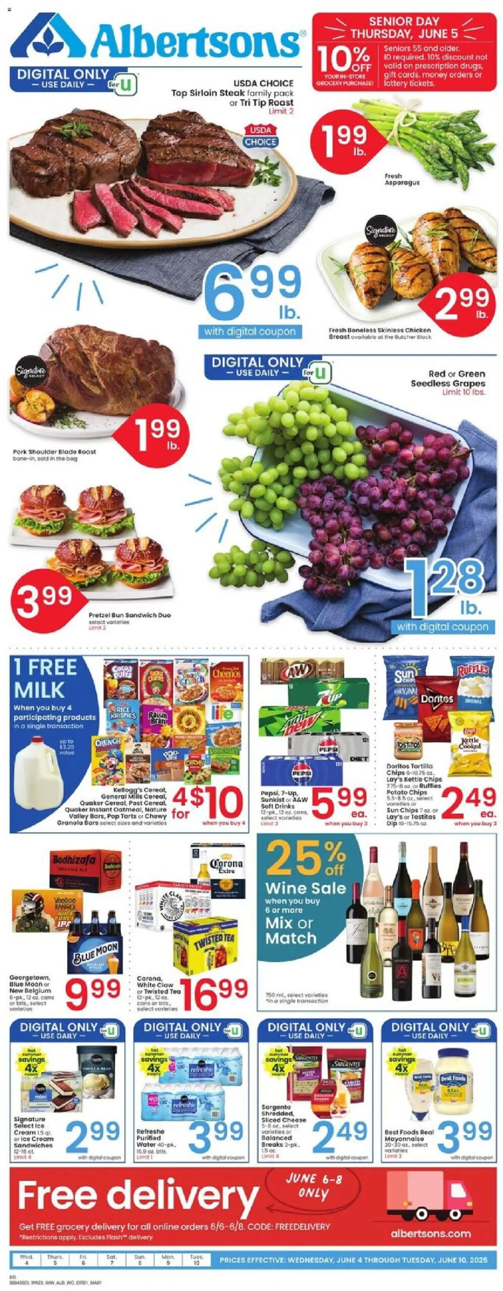 Albertsons Weekly Ad from 06/04/2025 >> Flyer