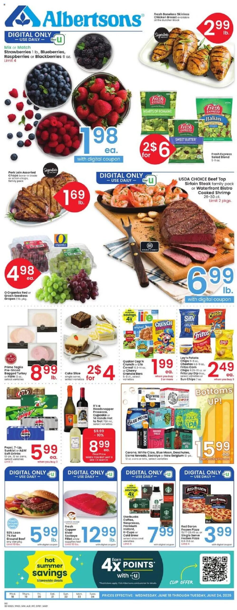 Albertsons Weekly Ad from 06/18/2025 >> Flyer