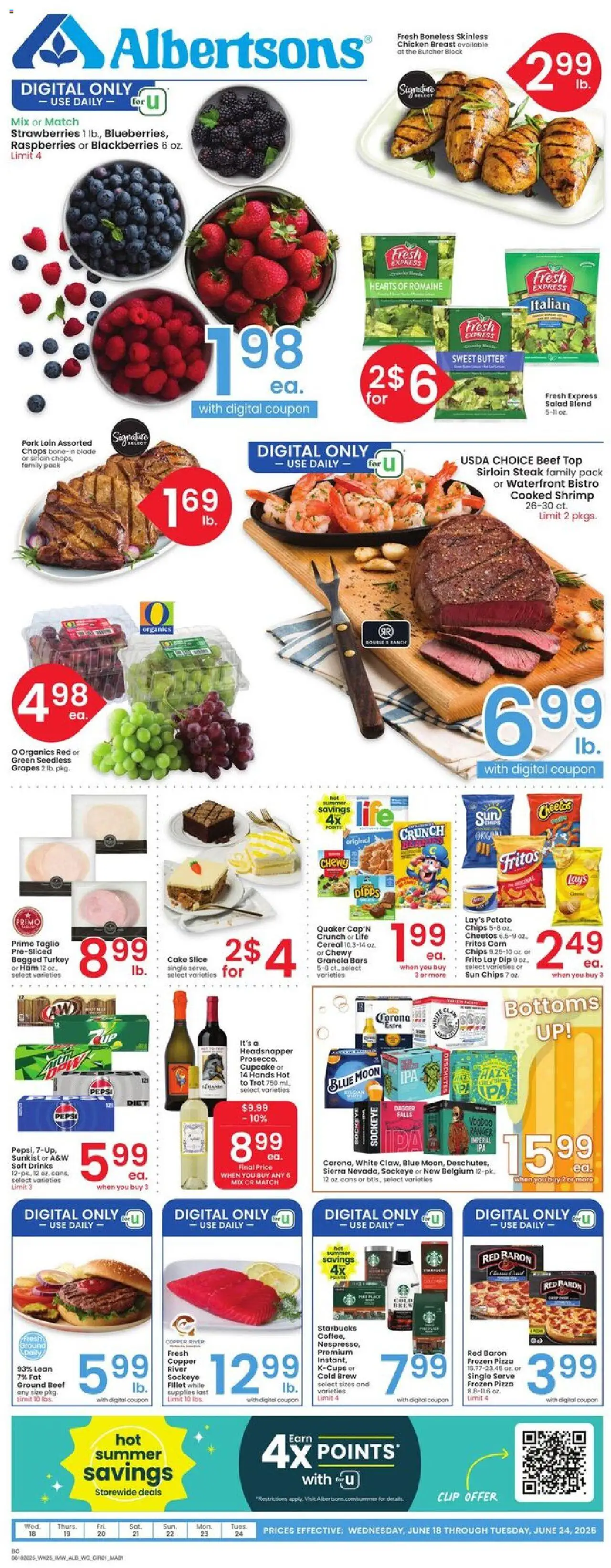 Albertsons Weekly Ad from 06/18/2025 - Flyer - Page number 1