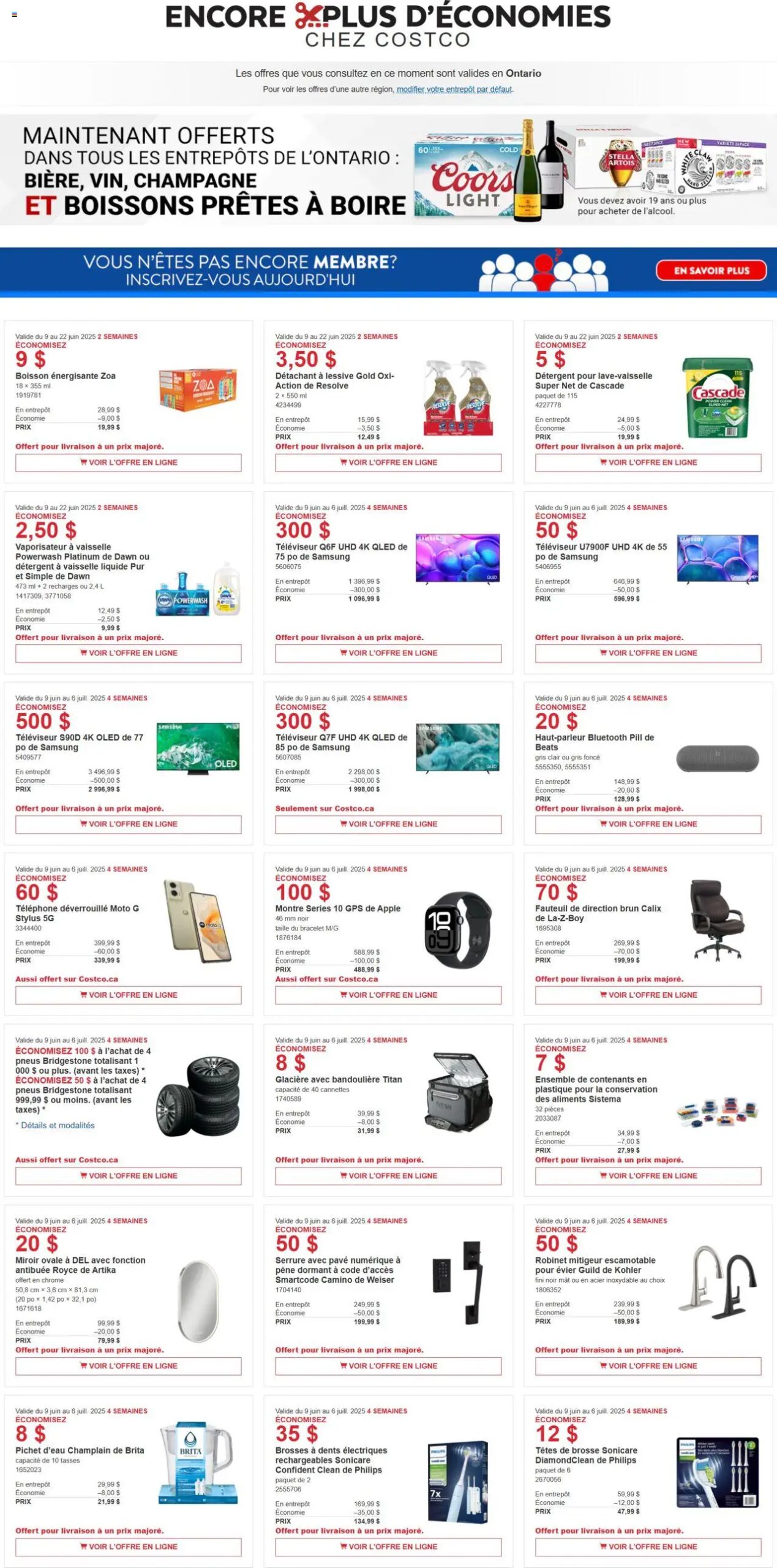 Costco weekly flyer starting Jun 9, 2025 ⭐️