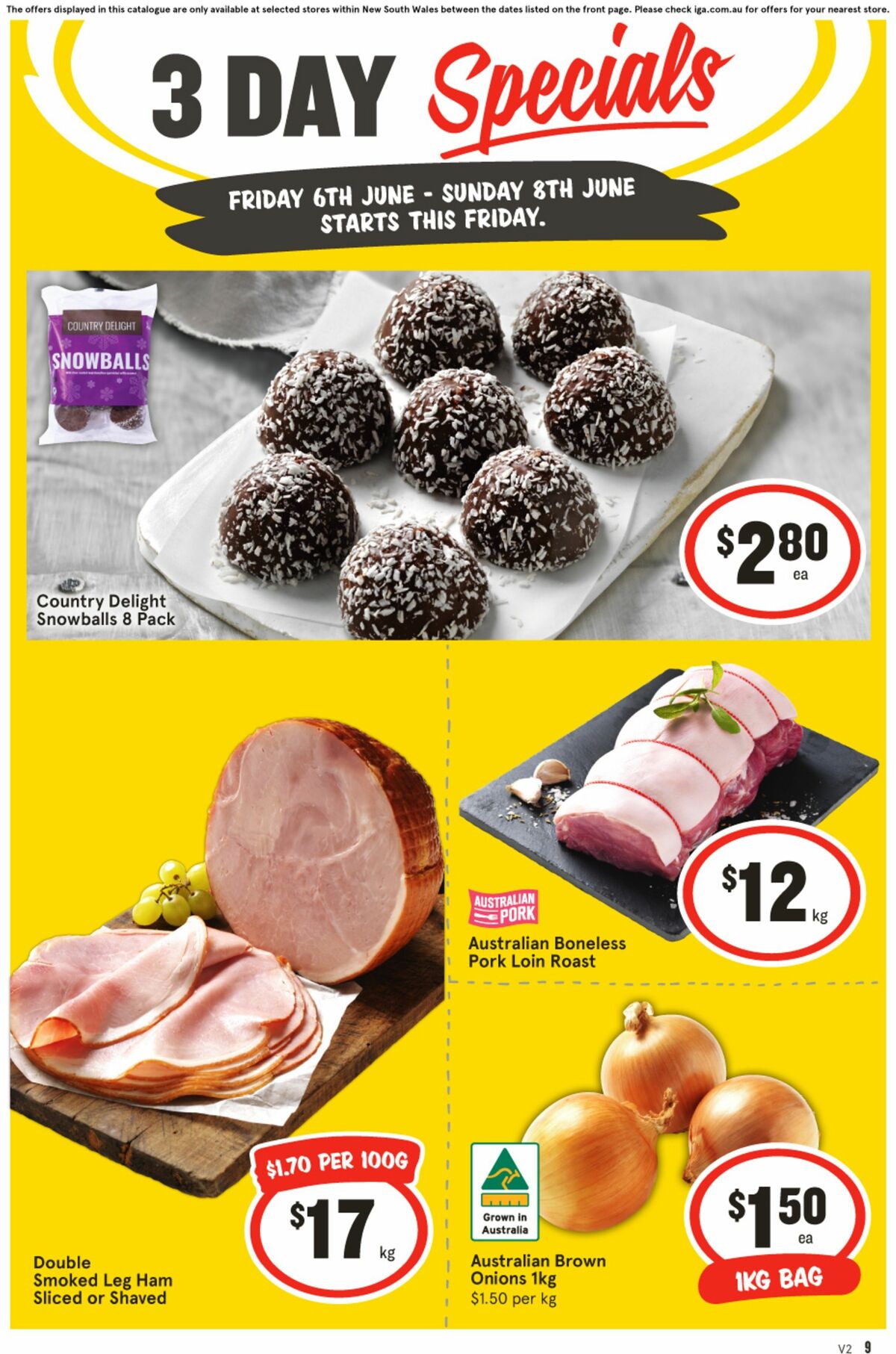 IGA 3 Day Specials Catalogues from 6 JuneIGA 3 Day Specials Catalogues from 6 June- Page 3IGA 3 Day Specials Catalogues from 6 June- Page 4