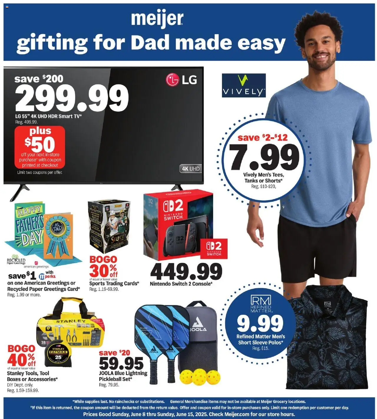 MEIJER AD from 06/01/2025 >> find great gifts for Dad > PREVIEW