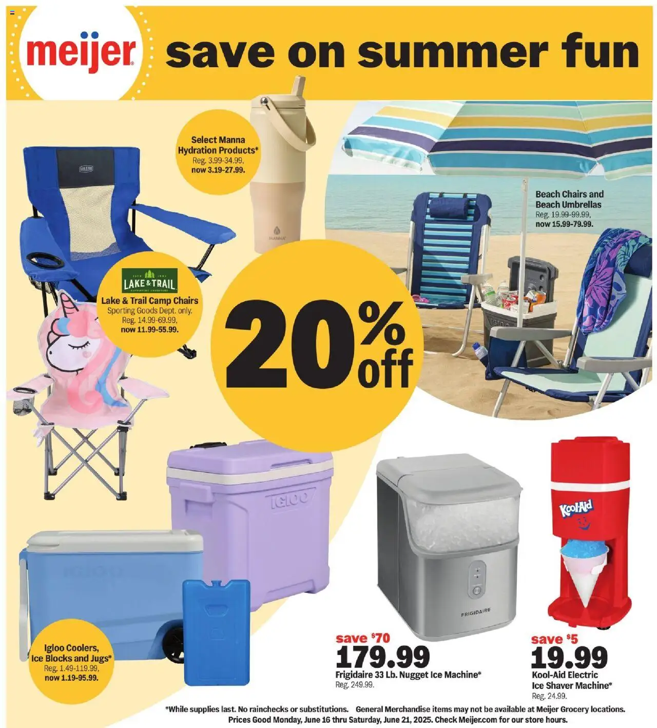 MEIJER AD from 06/16/2025 >> save on summer fun > PREVIEW