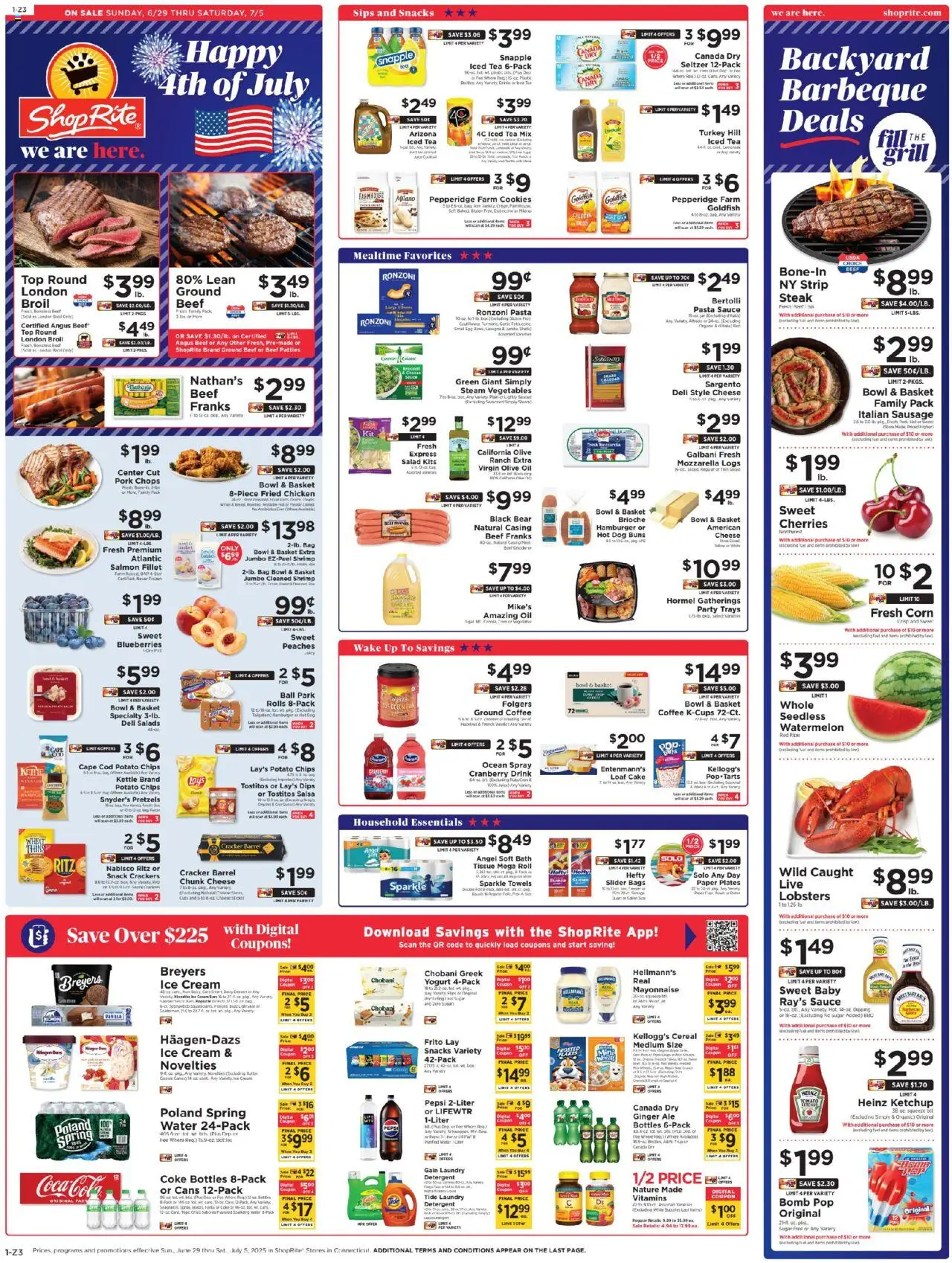 ShopRite Circular from 06/29/2025 >> Weekly Ad, flyer - Page number 1