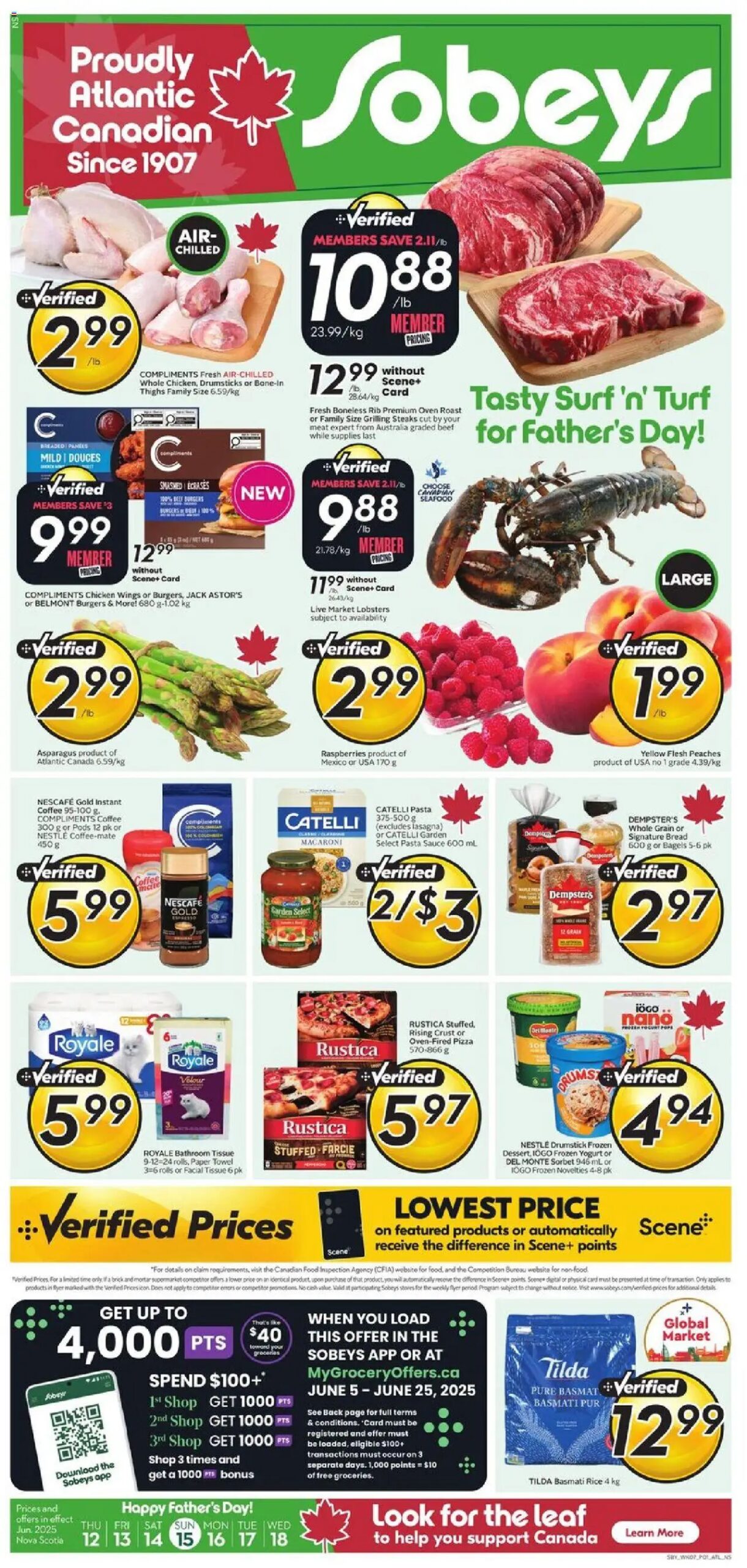 Sobeys weekly flyer starting Jun 12, 2025 ⭐️