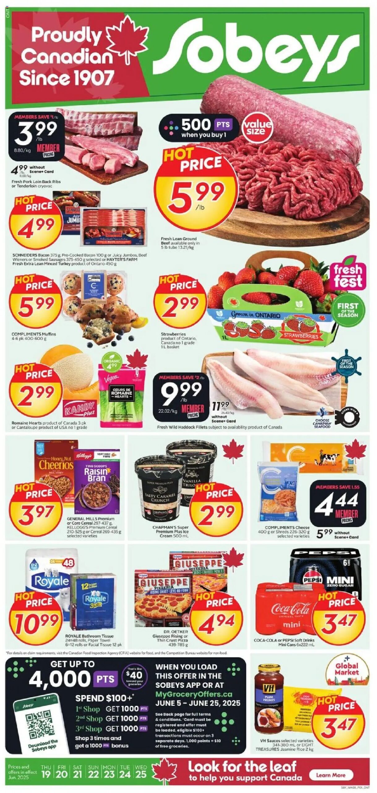 Sobeys weekly flyer starting Jun 19, 2025 ⭐️