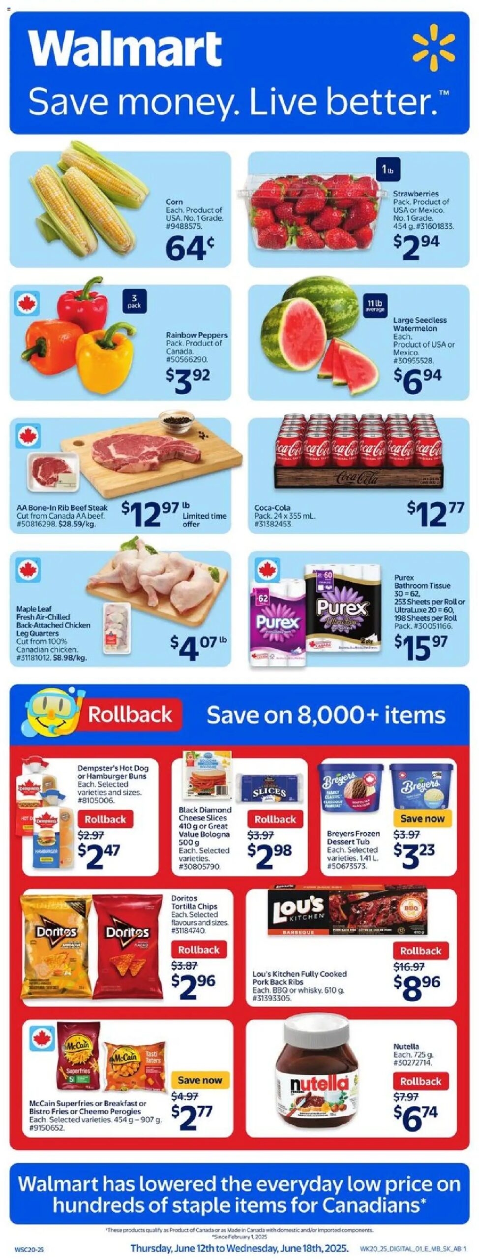 Walmart weekly flyer starting Jun 12, 2025 ⭐️