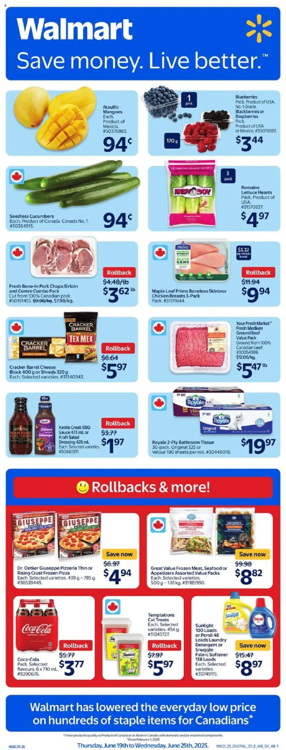 Walmart weekly flyer starting Jun 19, 2025 ⭐️