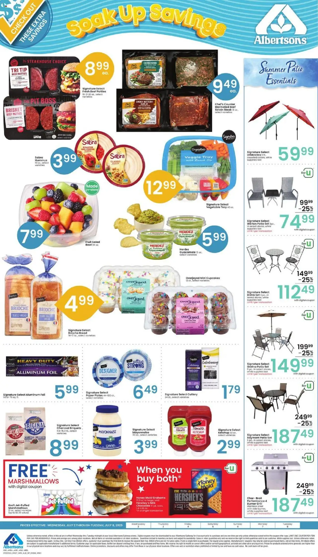 Albertsons Bonus Savings from 07/02/2025 - Flyer - Page number 2