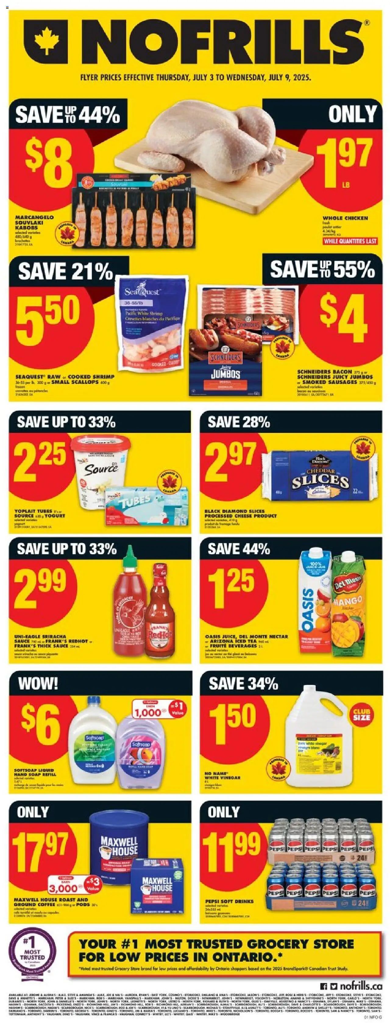 No Frills flyer valid from Jul 03, 2025 - page number 2