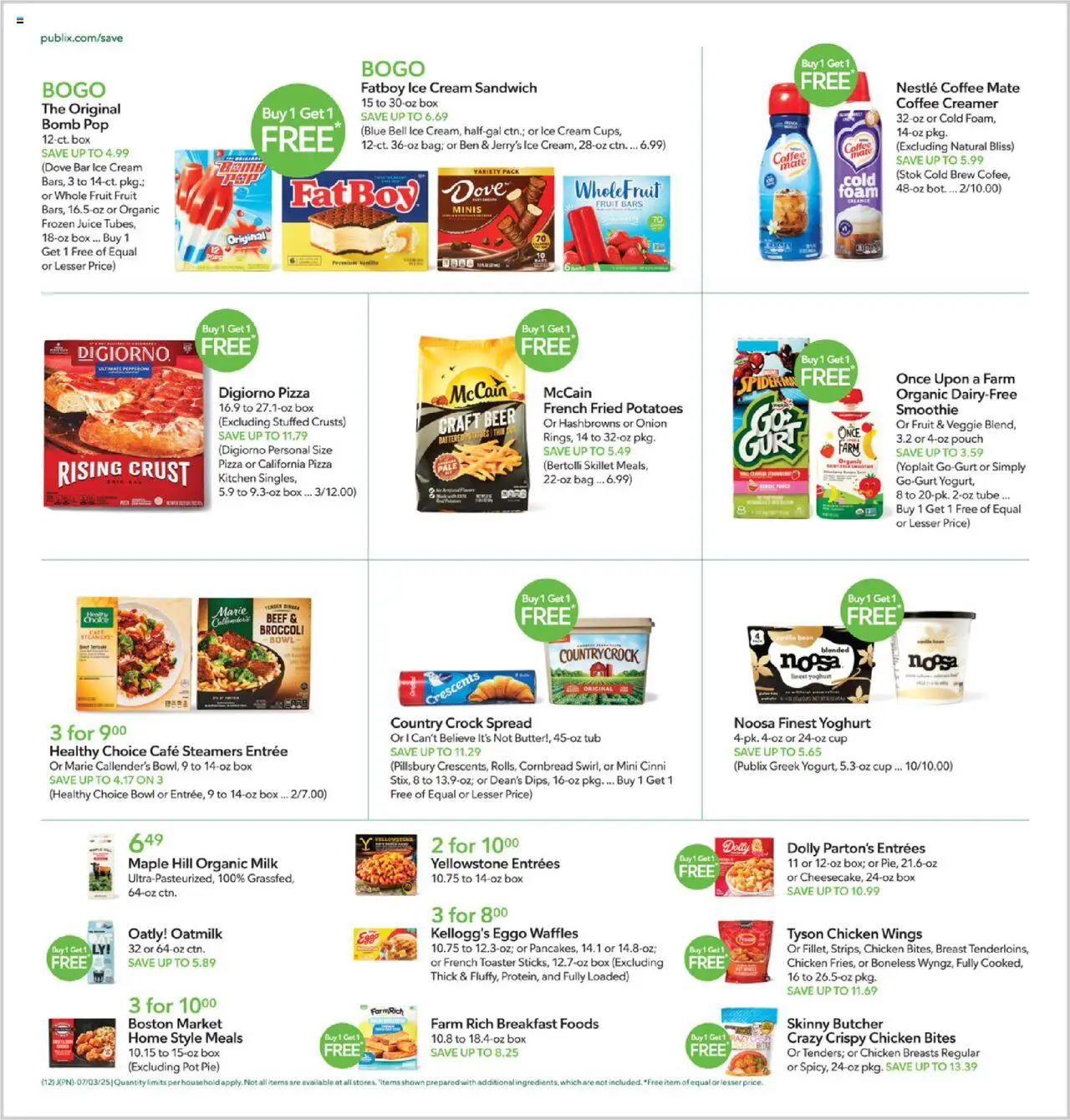 Publix Weekly ad from (07/02/2025) - Ad this week, Flyer - Page number 12