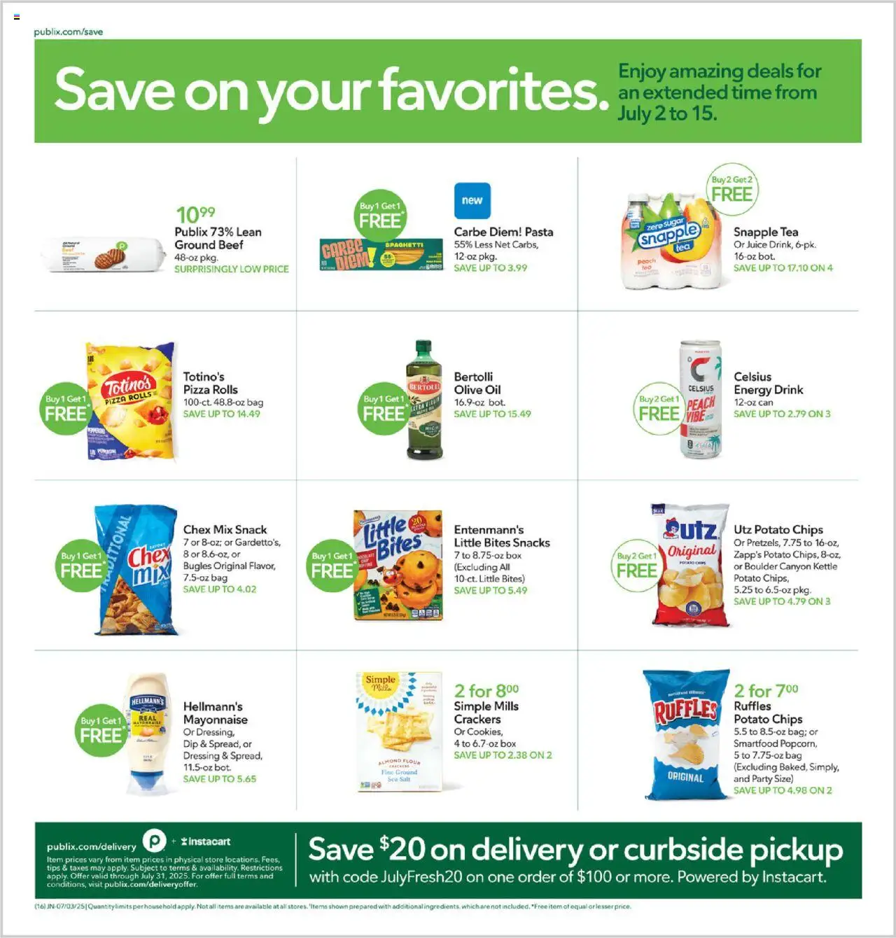 Publix Weekly ad from (07/02/2025) - Ad this week, Flyer - Page number 16