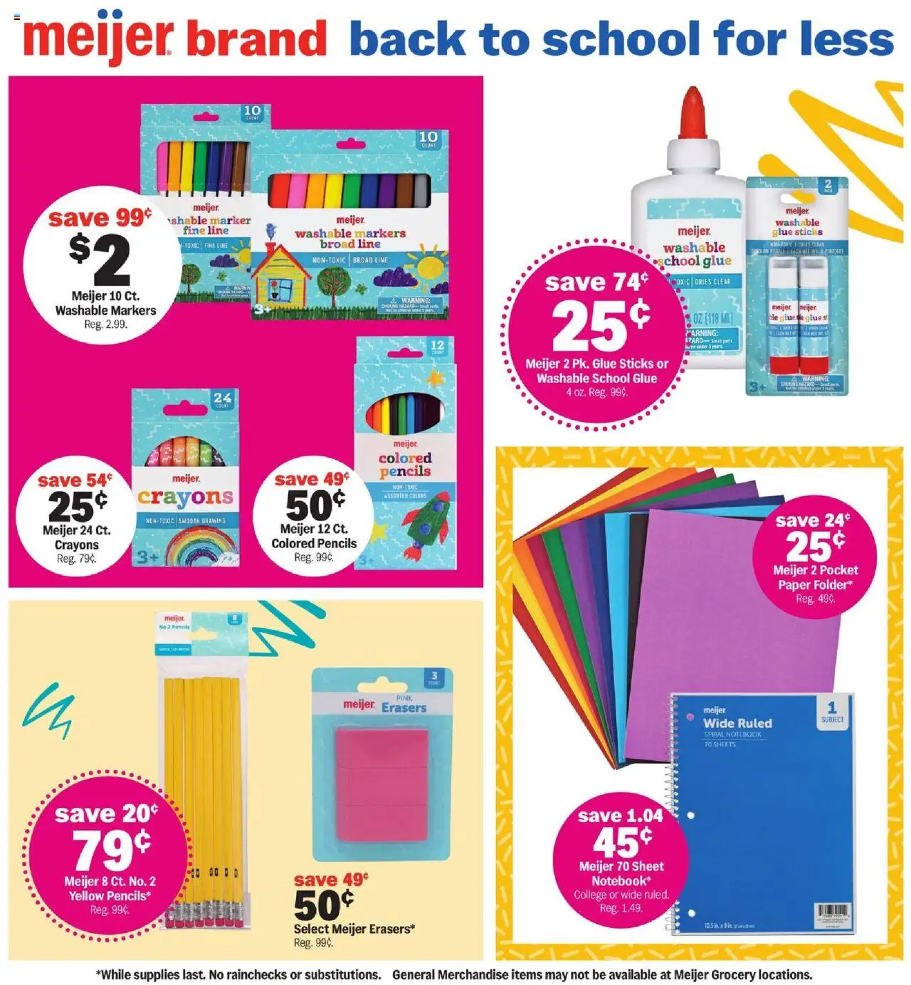 MEIJER AD from 07/06/2025 - Back to school must-haves - PREVIEW - Page number 4