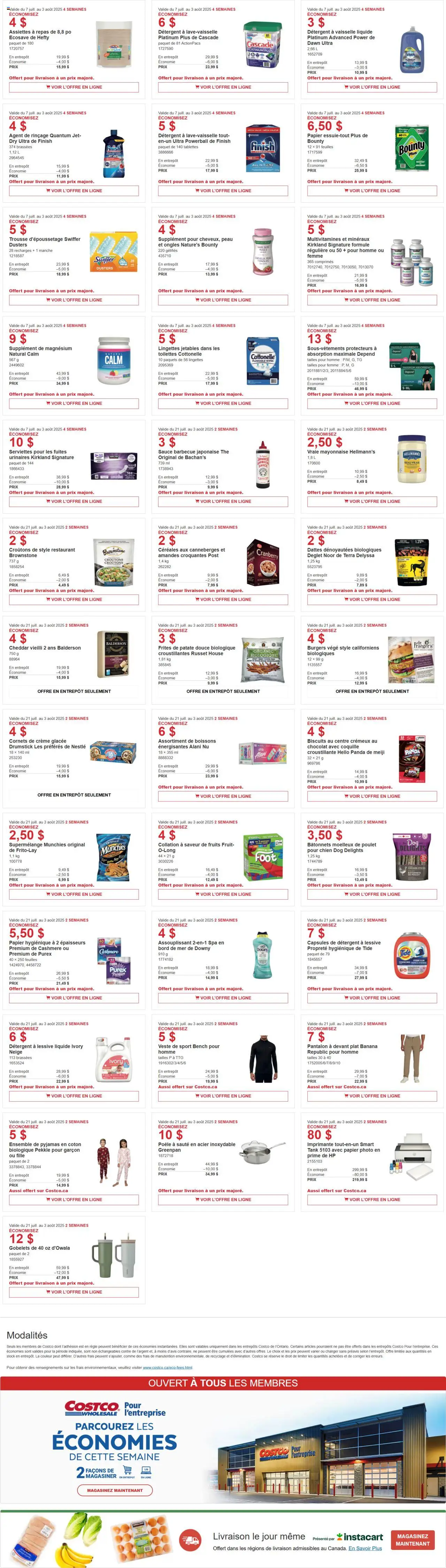 Costco flyer valid from Jul 07, 2025 - page number 3