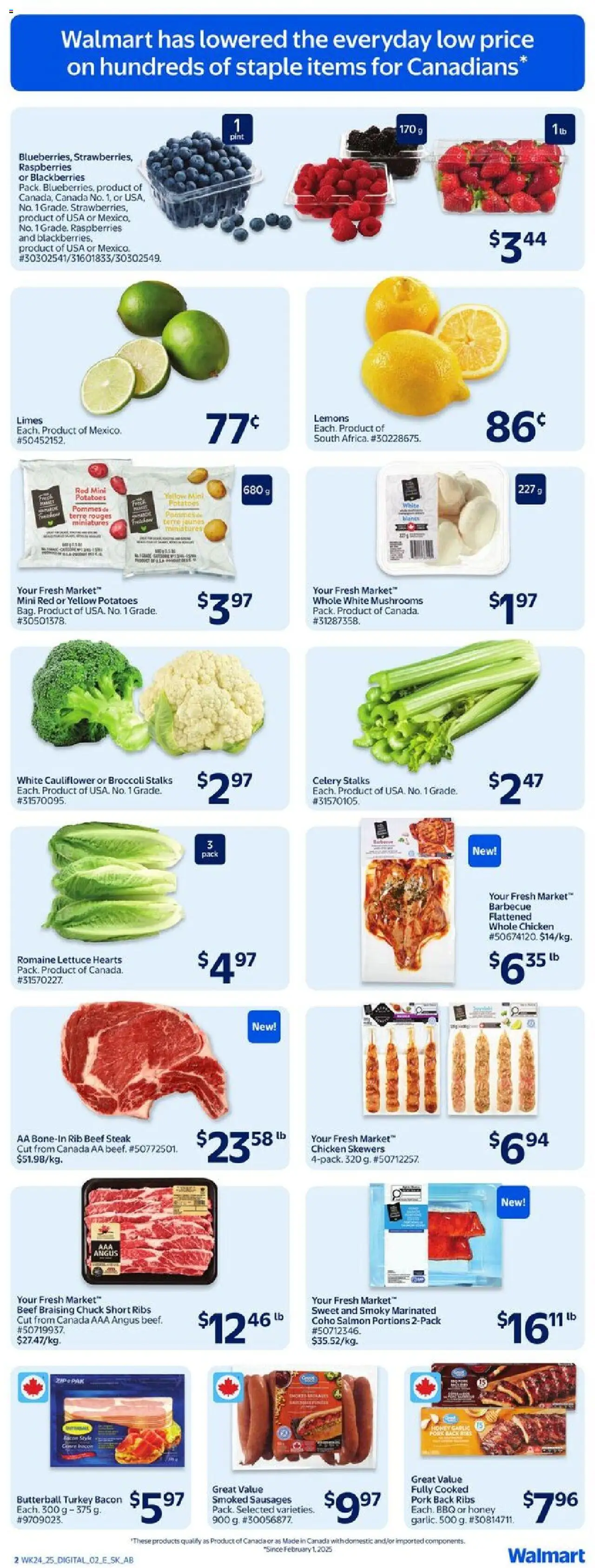 Walmart flyer valid from Jul 10, 2025 - page number 3