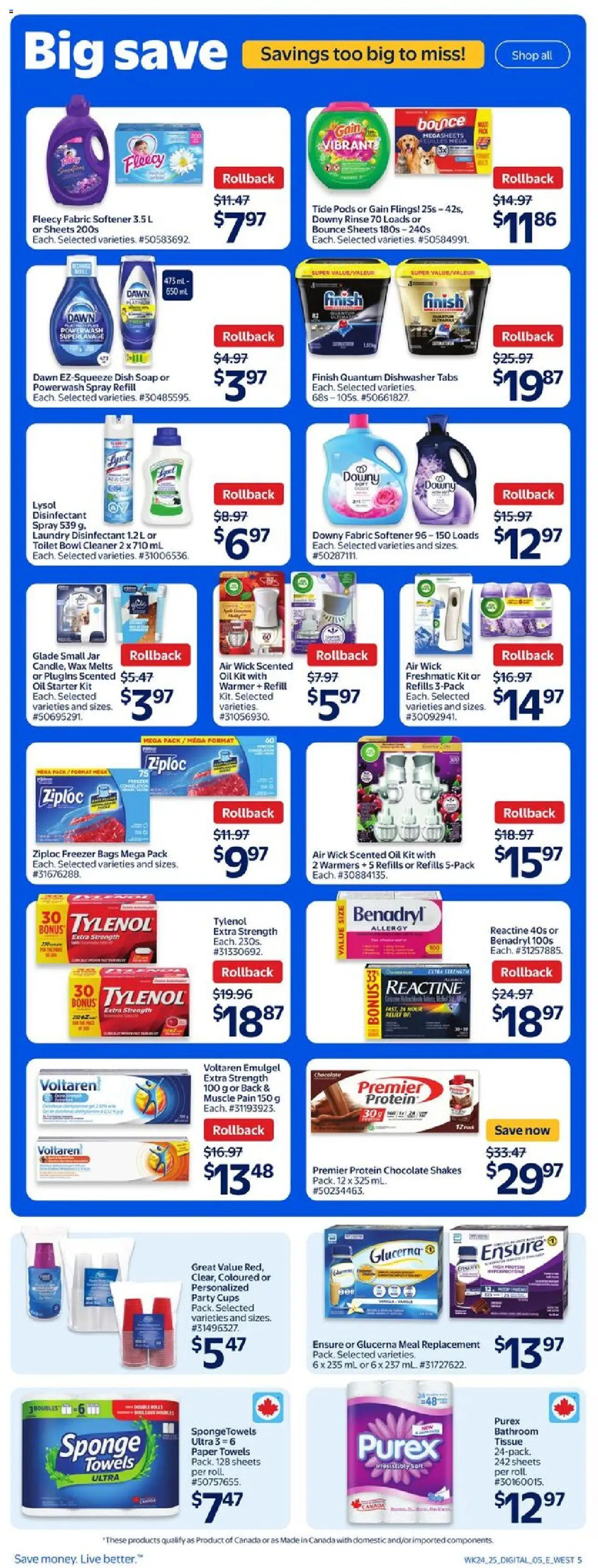Walmart flyer valid from Jul 10, 2025 - page number 6