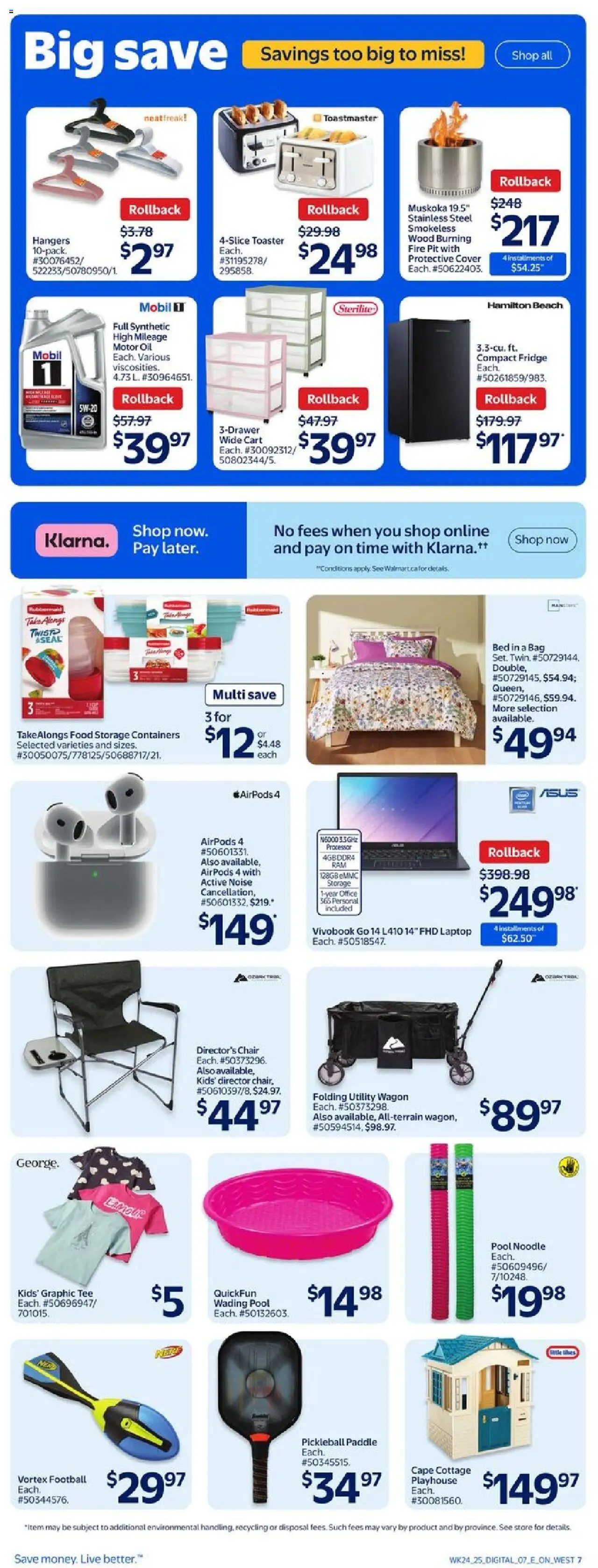 Walmart flyer valid from Jul 10, 2025 - page number 8