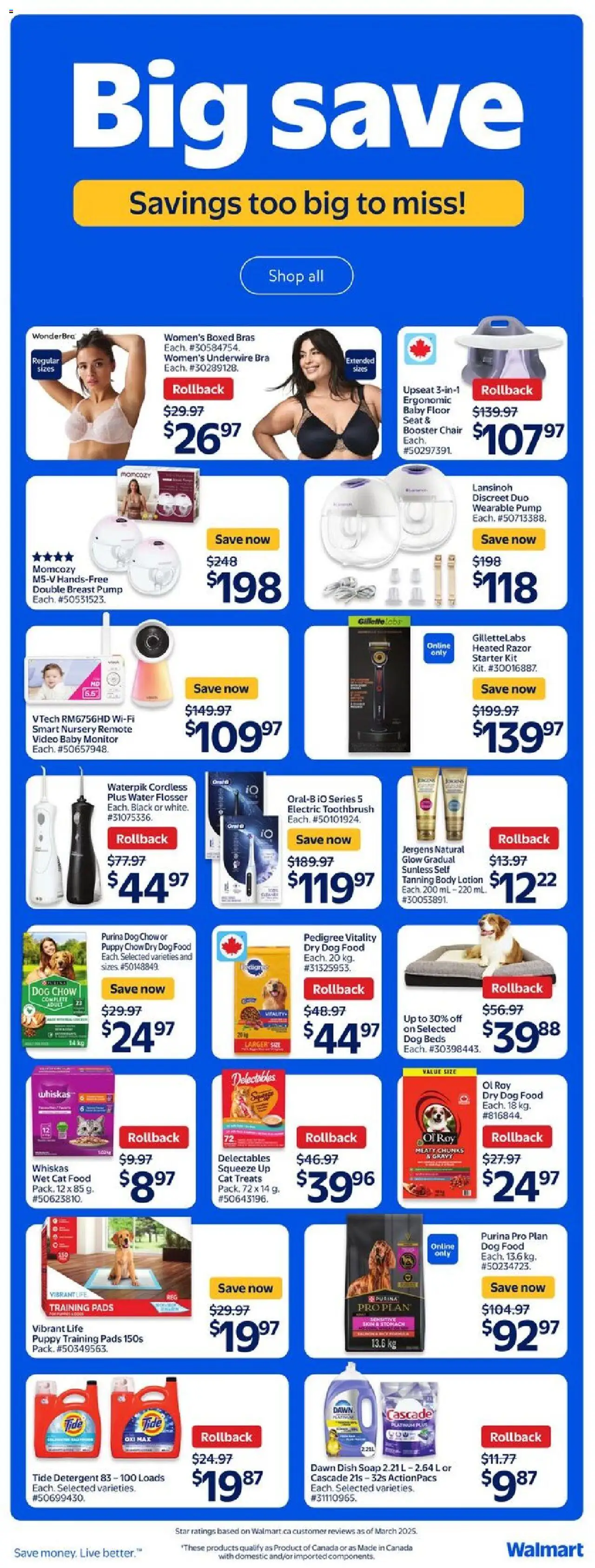 Walmart flyer valid from Jul 10, 2025 - page number 9
